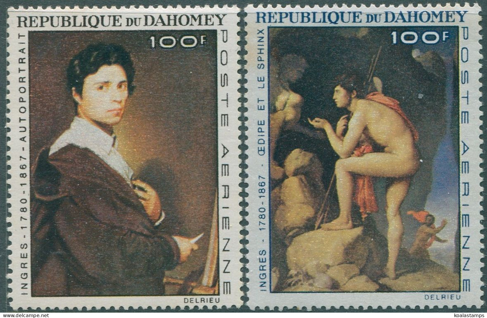 Dahomey 1967 SG282-283 Ingres Painter Set MNH - Benin – Dahomey (1960-...)