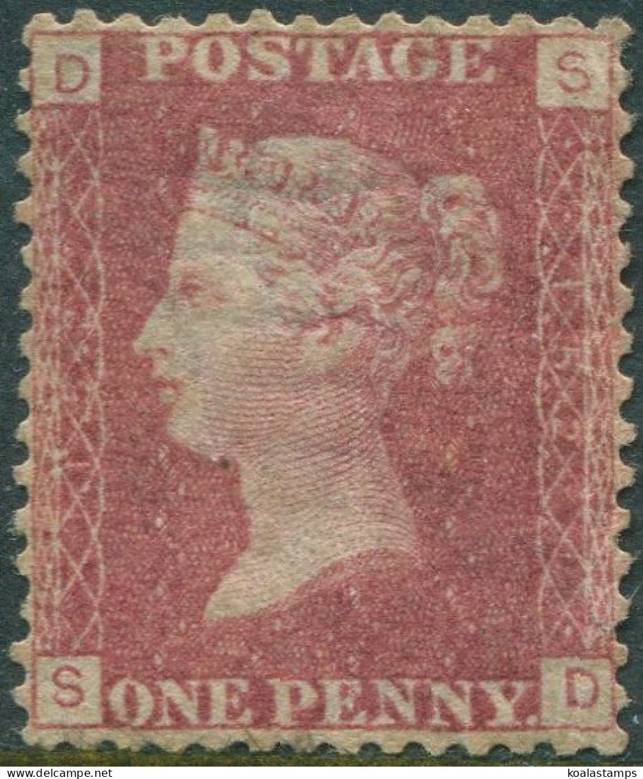 Great Britain 1858 SG44 1d Red QV DSSD MH - Non Classificati