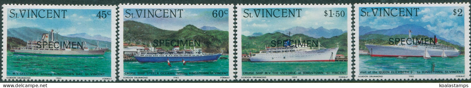 St Vincent 1982 SG706-709 Ships Set MNH - St.Vincent (1979-...)