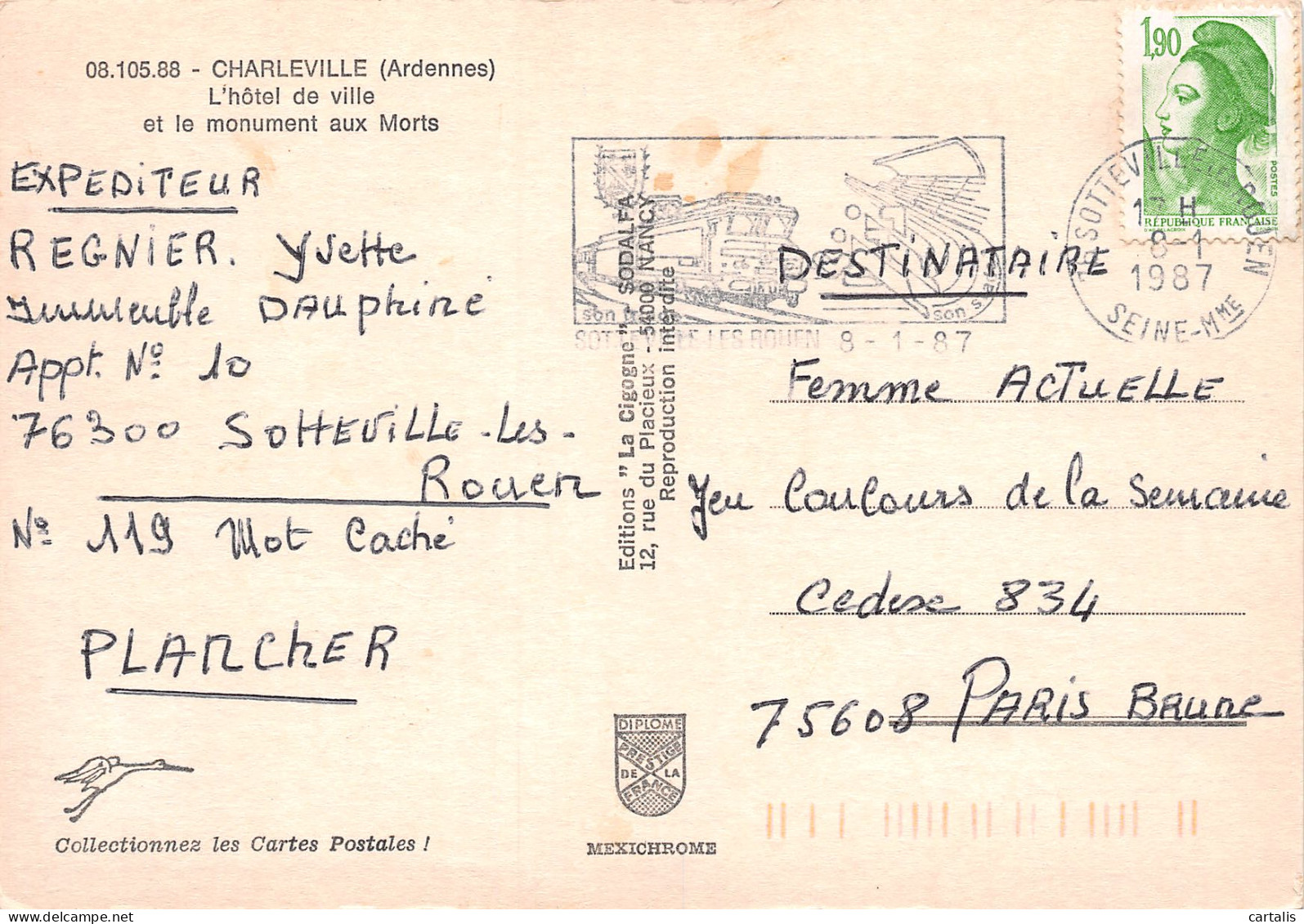 08-CHARLEVILLE-N°3732-D/0223 - Charleville