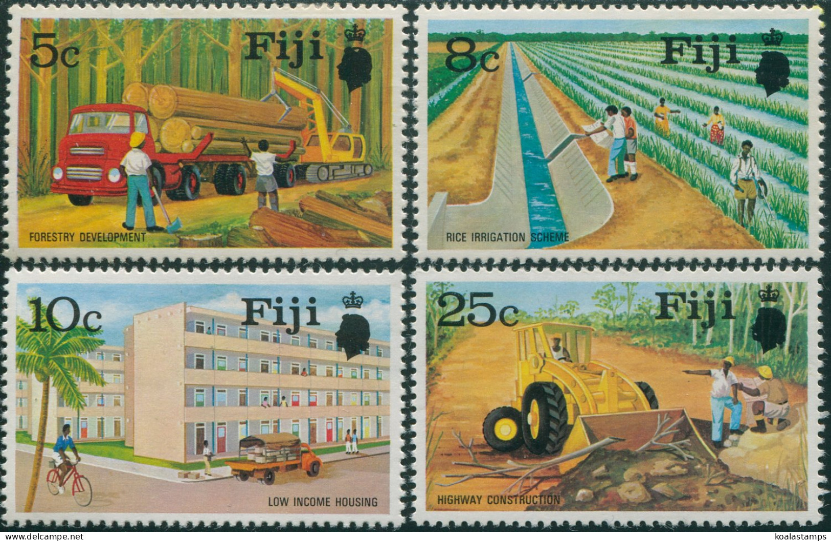 Fiji 1973 SG481-484 Development Projects Set MNH - Fidji (1970-...)