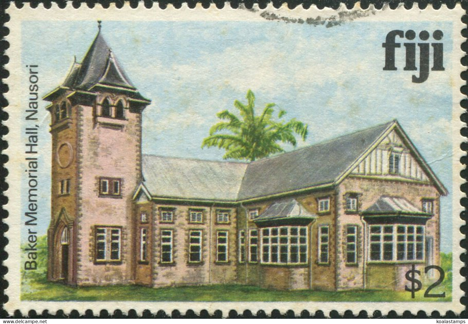 Fiji 1979 SG595A $2 Memorial Hall FU - Fiji (1970-...)