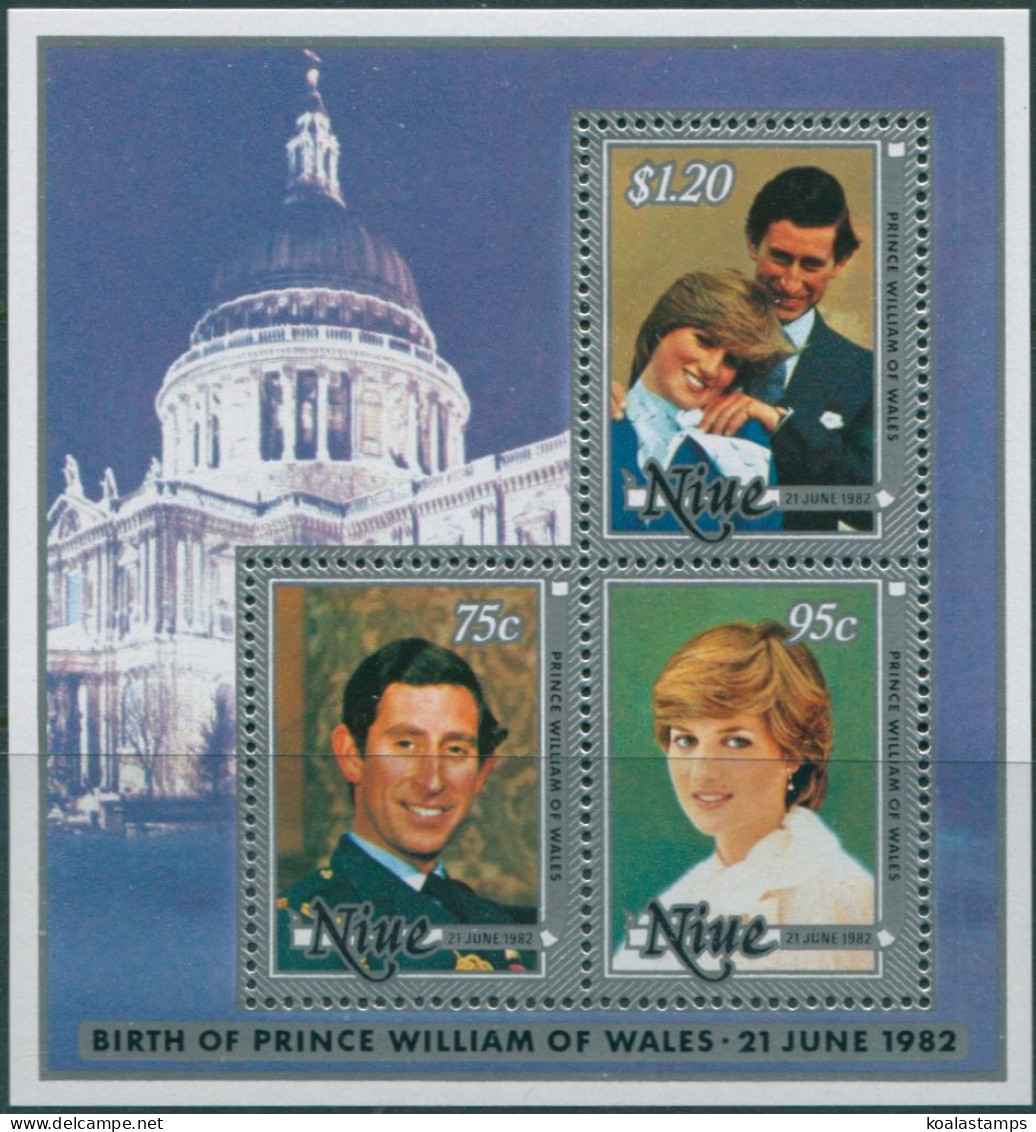 Niue 1982 SG464 Royal Birth Prince William MS MNH - Niue