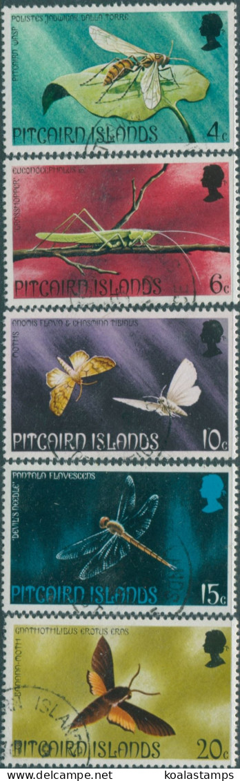 Pitcairn Islands 1975 SG162-166 Insects Set FU - Pitcairn Islands