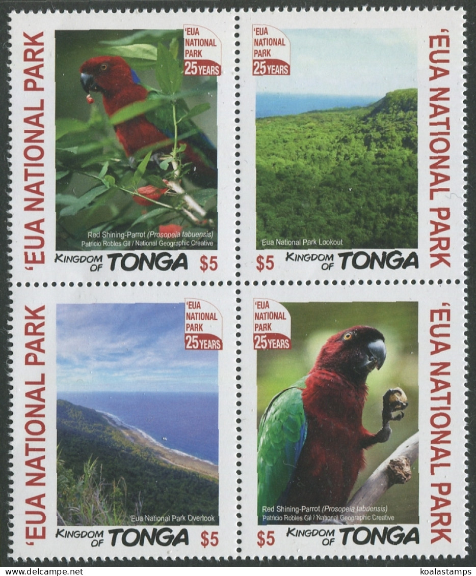 Tonga 2017 SG1835-1838 EUA National Park Set MNH - Tonga (1970-...)