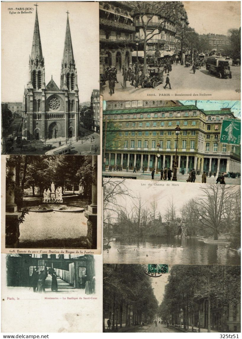 75 / PARIS / Lot De 850 C.P.A. - 500 Postcards Min.