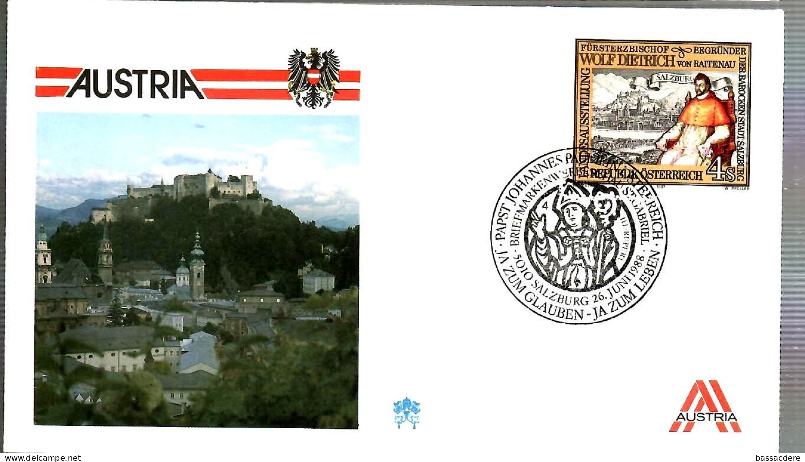 79578 -  8  Enveloppes  Pour Le  Visite Du Pape JEAN PAUL  II - Brieven En Documenten
