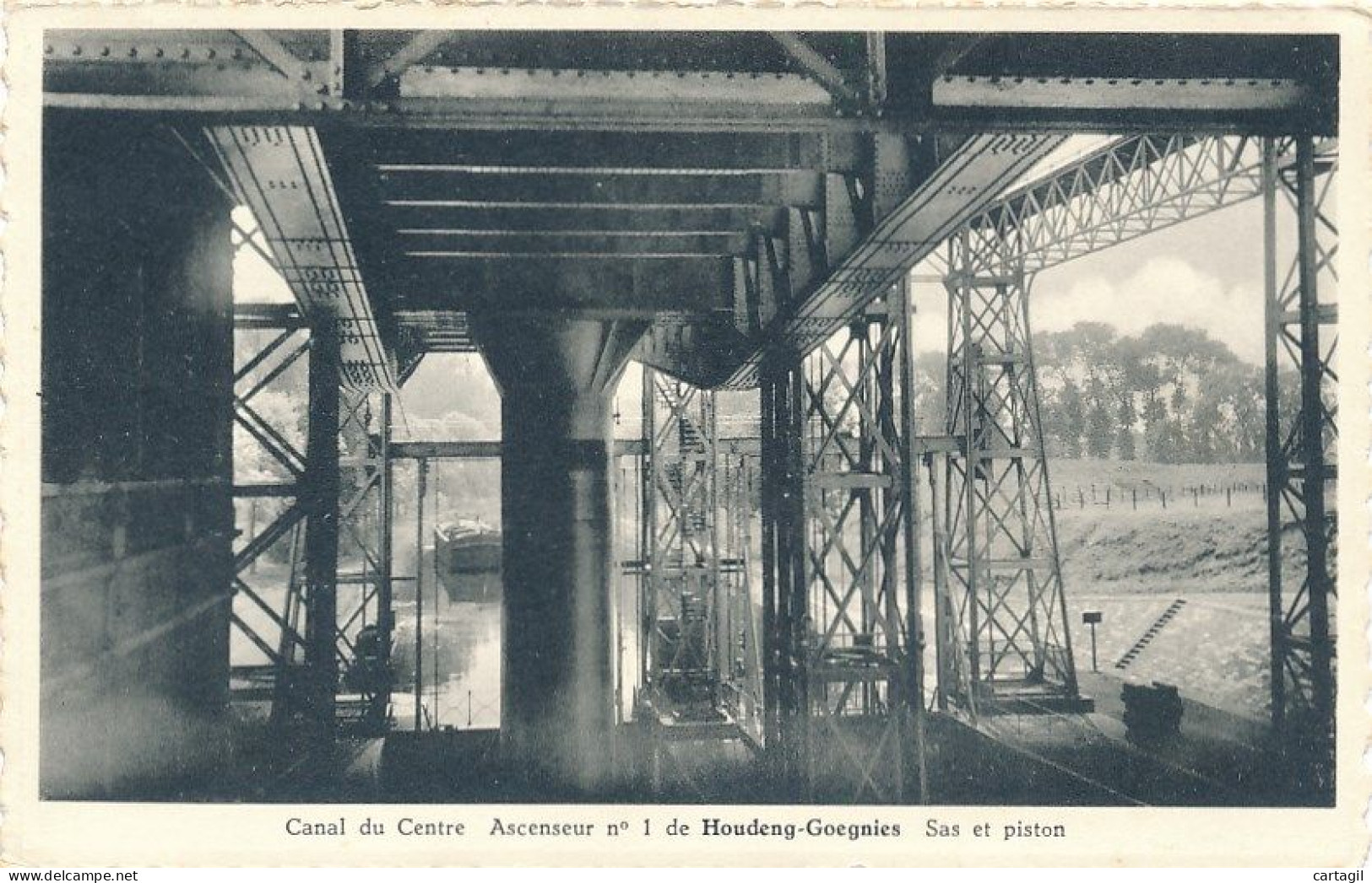 CPA-35581-Belgique-Canal Du Centre -Ascenseur N°1 De Houdeng -Goegnies Livraison Offerte - La Louviere