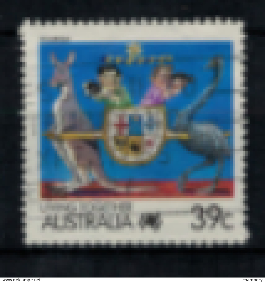 Australie - "Kangourou Et émeu Portant Des Touristes" - Oblitéré N° 1098 De 1988 - Used Stamps