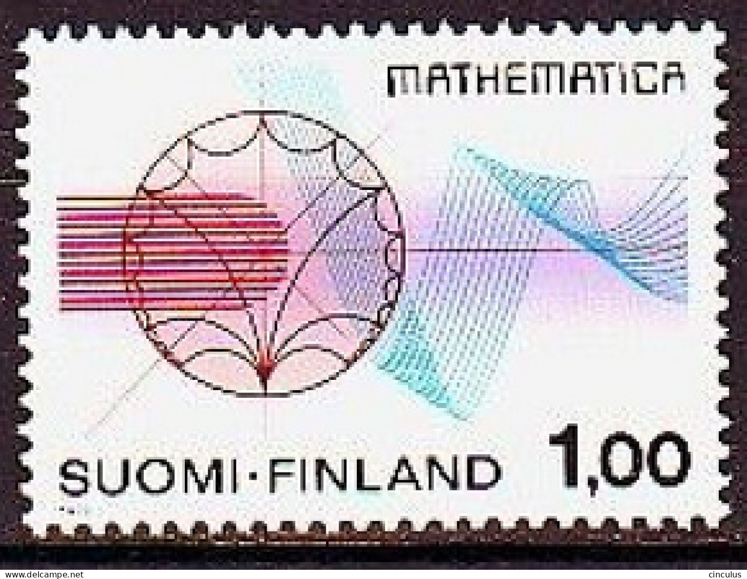 1978. Finland. International Mathematical Congress. MNH. Mi. Nr. 829 - Unused Stamps