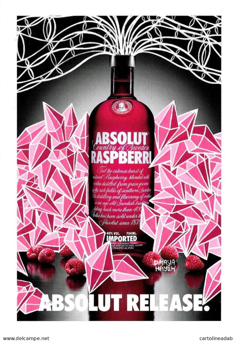 [MD9346] CPM - ABSOLUT RELEASE - ABSOLUTE VODKA COLLECTION 316 - PROMOCARD 5850 - PERFETTA - Non Viaggiata - Advertising