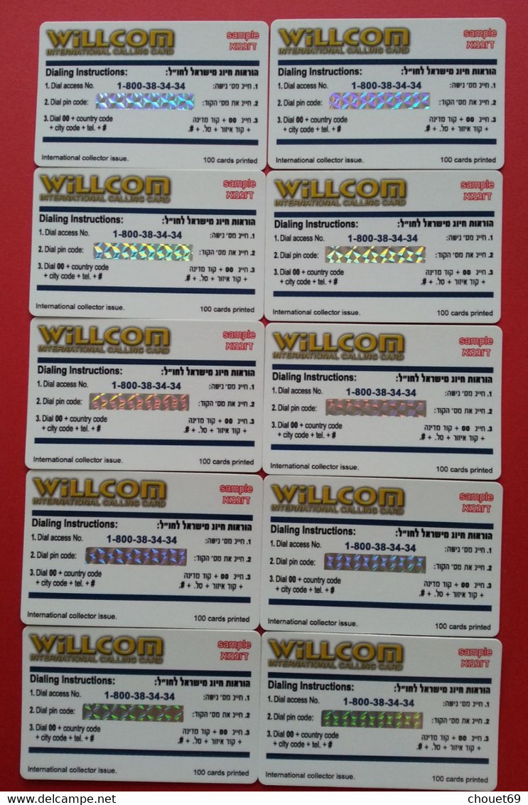 10 Tickets Ayrton Senna Williams Reanult F1 Tirage 100 Exemplaires Willcom - Non Grattés (BG0621 - Characters