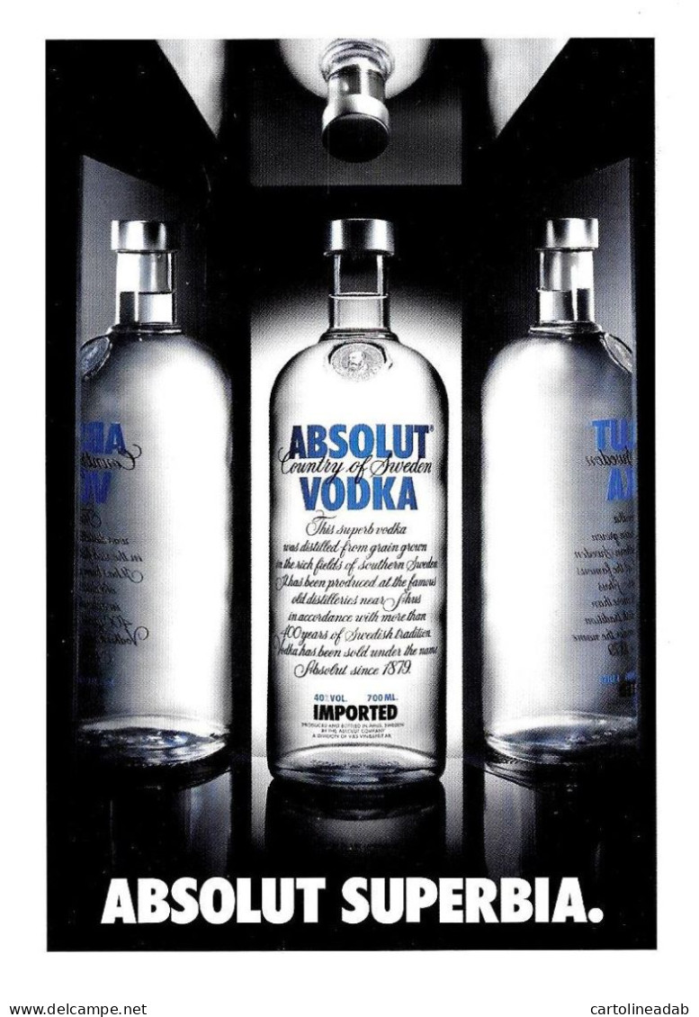 [MD9347] CPM - ABSOLUT SUPERBIA - ABSOLUTE VODKA COLLECTION 318 - PROMOCARD 5927 - Non Viaggiata - Advertising