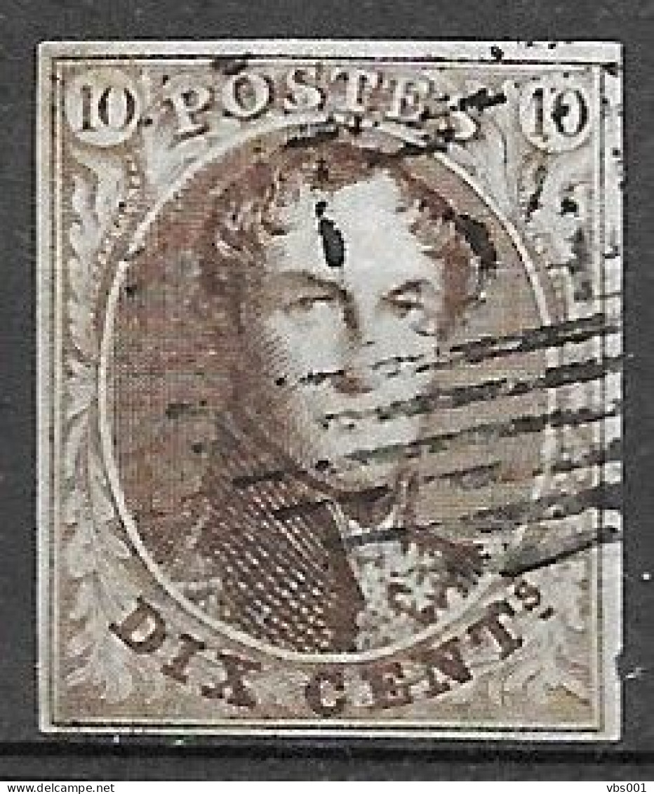 OBP10 Met 4 Randen En Met Balkstempel (onduidelijk, Zie Scans) - 1858-1862 Medaglioni (9/12)