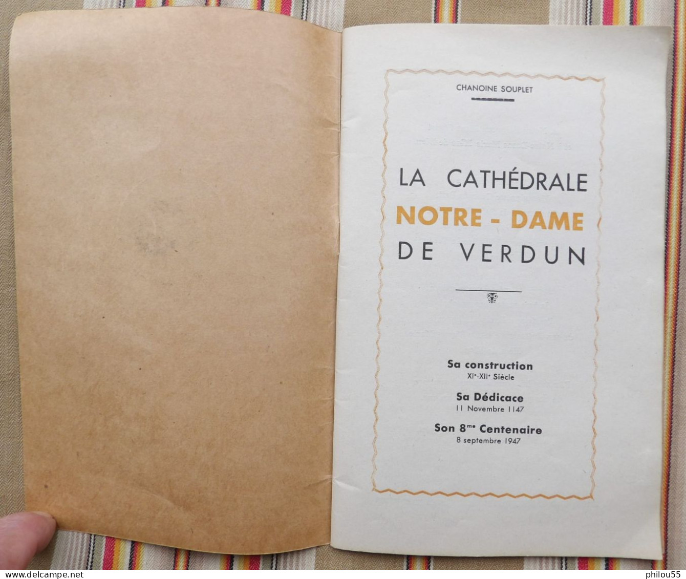 55 VERDUN 1947 La Cathedrale NOTRE DAME Maxime SOUPLET Chanoine - Lorraine - Vosges