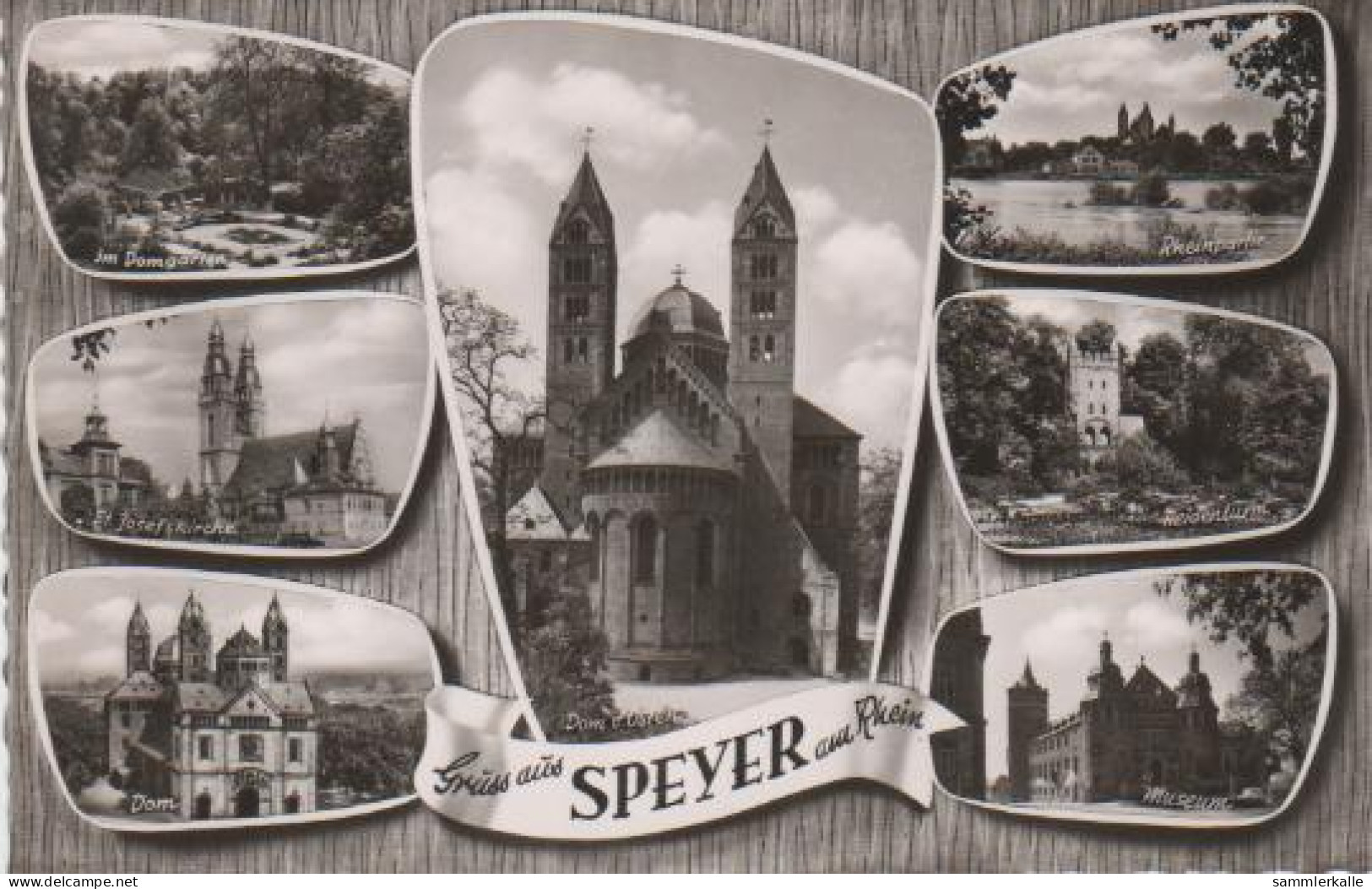 1616 - Speyer - Im Domgarten, St. Josefskirche, Dom, Dom V. Osten, Rheinpartie, Heidenturm, Museum - Ca. 1965 - Speyer