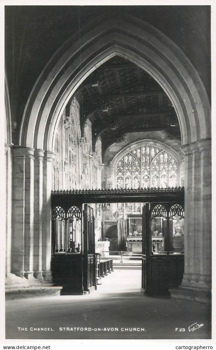 England Stratford-upon-Avon Church - The Chancel - Stratford Upon Avon