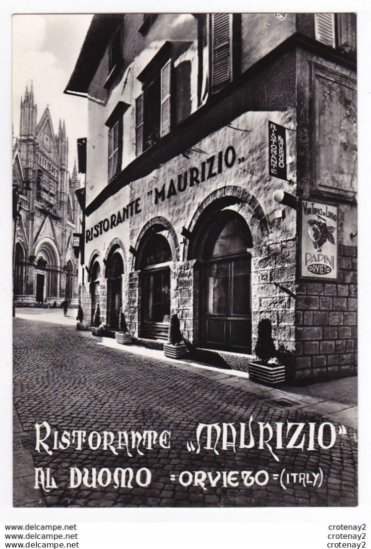 Umbria TERNI Ristorante Restaurant MAURIZIO Al Duomo PUB ORVIETO Papini Vini Tipici Di Lusso SUPER Cinéma VOIR DOS - Terni