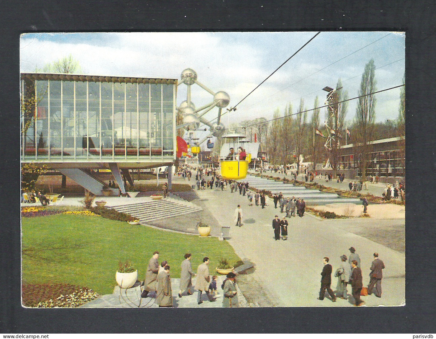 BRUSSEL EXPO 58 - BENELUXLAAN EN HET PAVILJOEN VAN LUXEMBURG  (10.407) - Ausstellungen