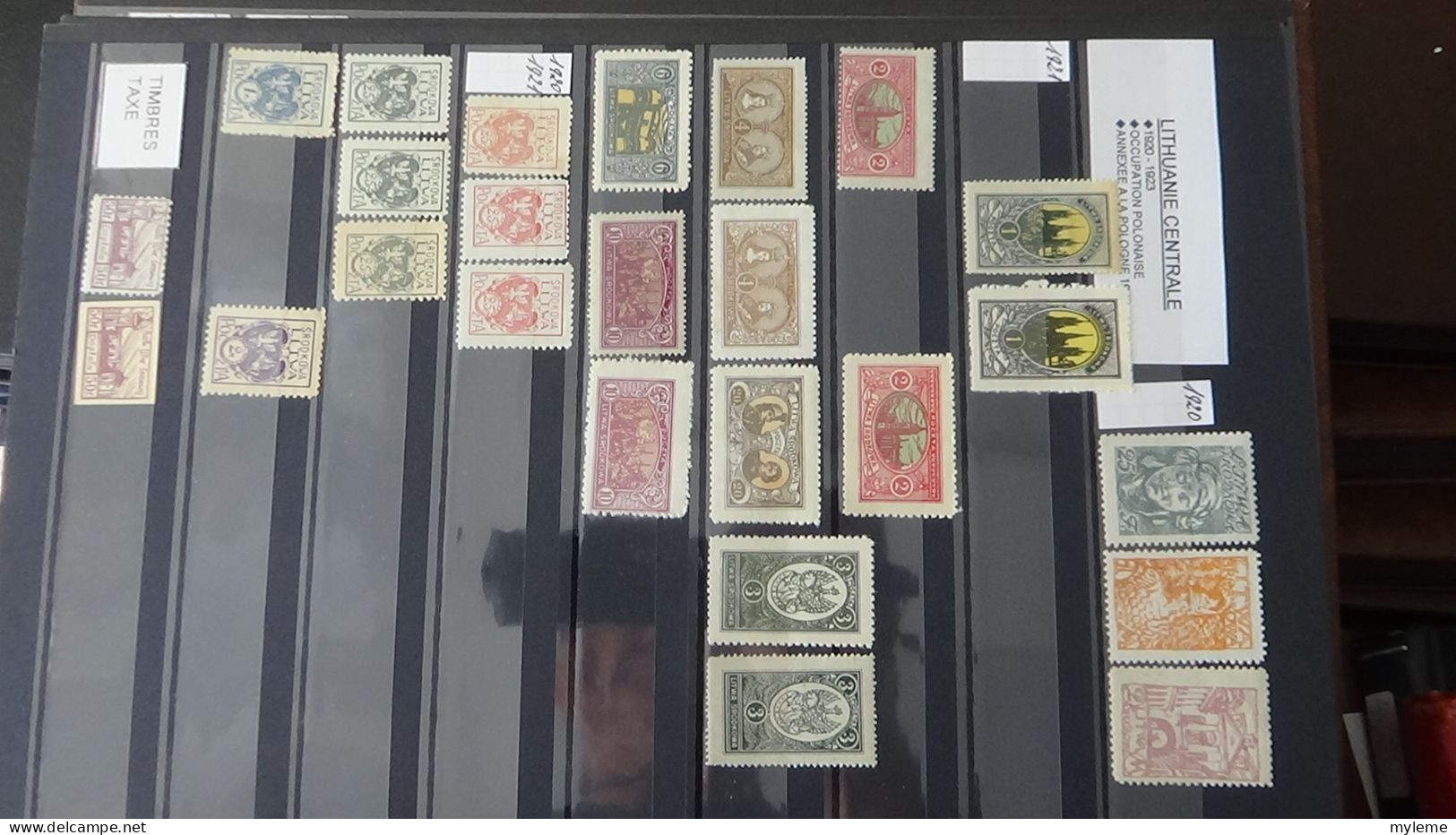 BF28 Ensemble de timbres de divers pays + Mouchon N° 127 **. Cote 525 euros