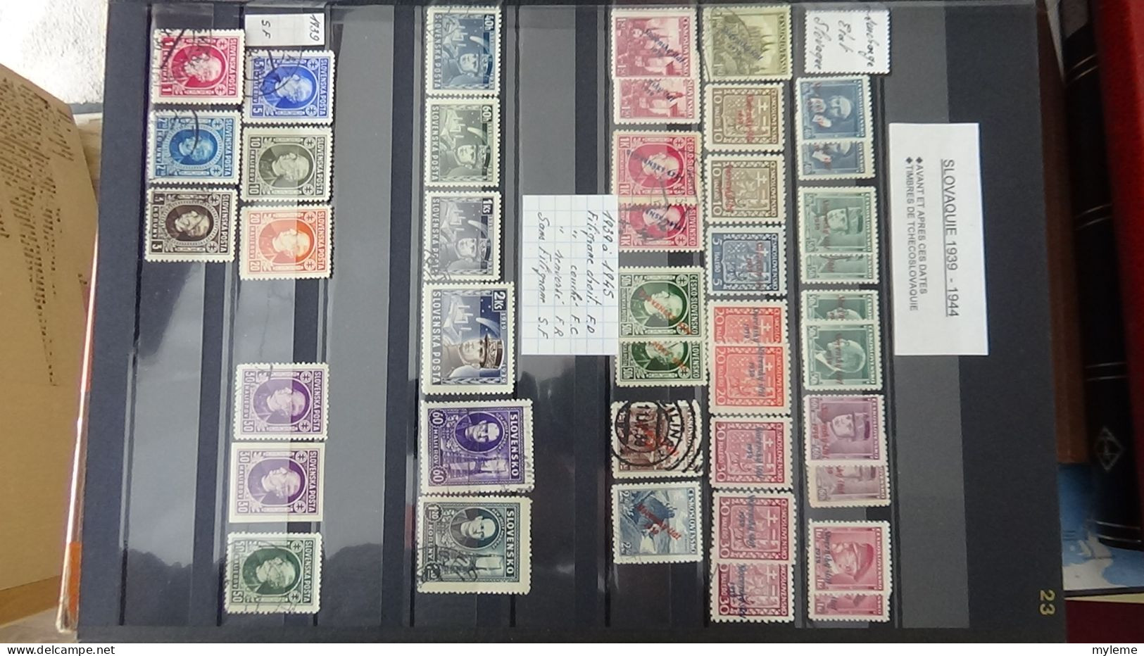 BF28 Ensemble de timbres de divers pays + Mouchon N° 127 **. Cote 525 euros