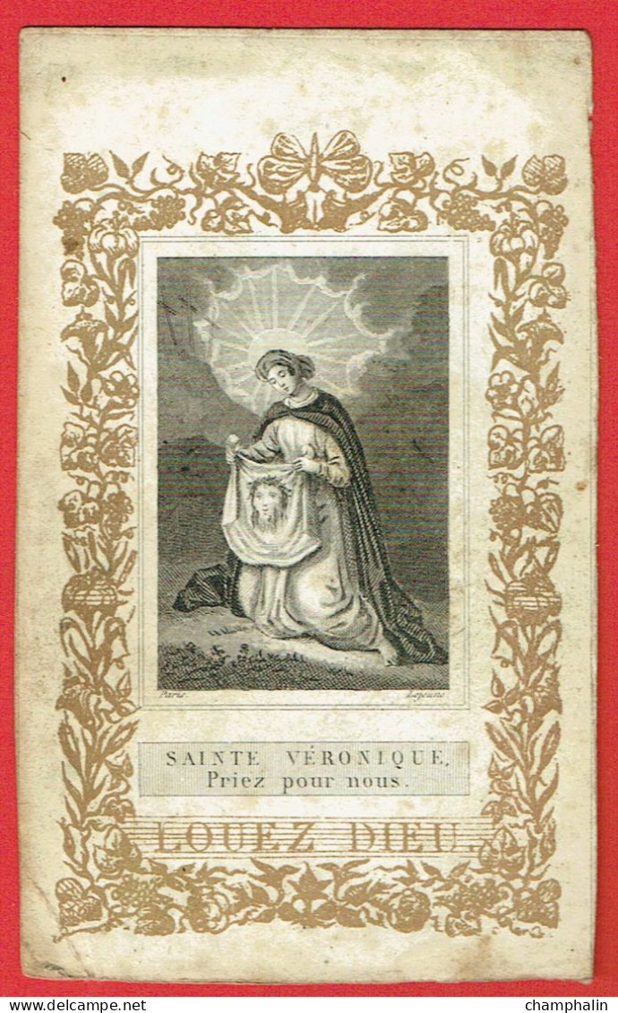 Image Pieuse - Sainte-Véronique Priez Pour Nous - Religion & Esotericism