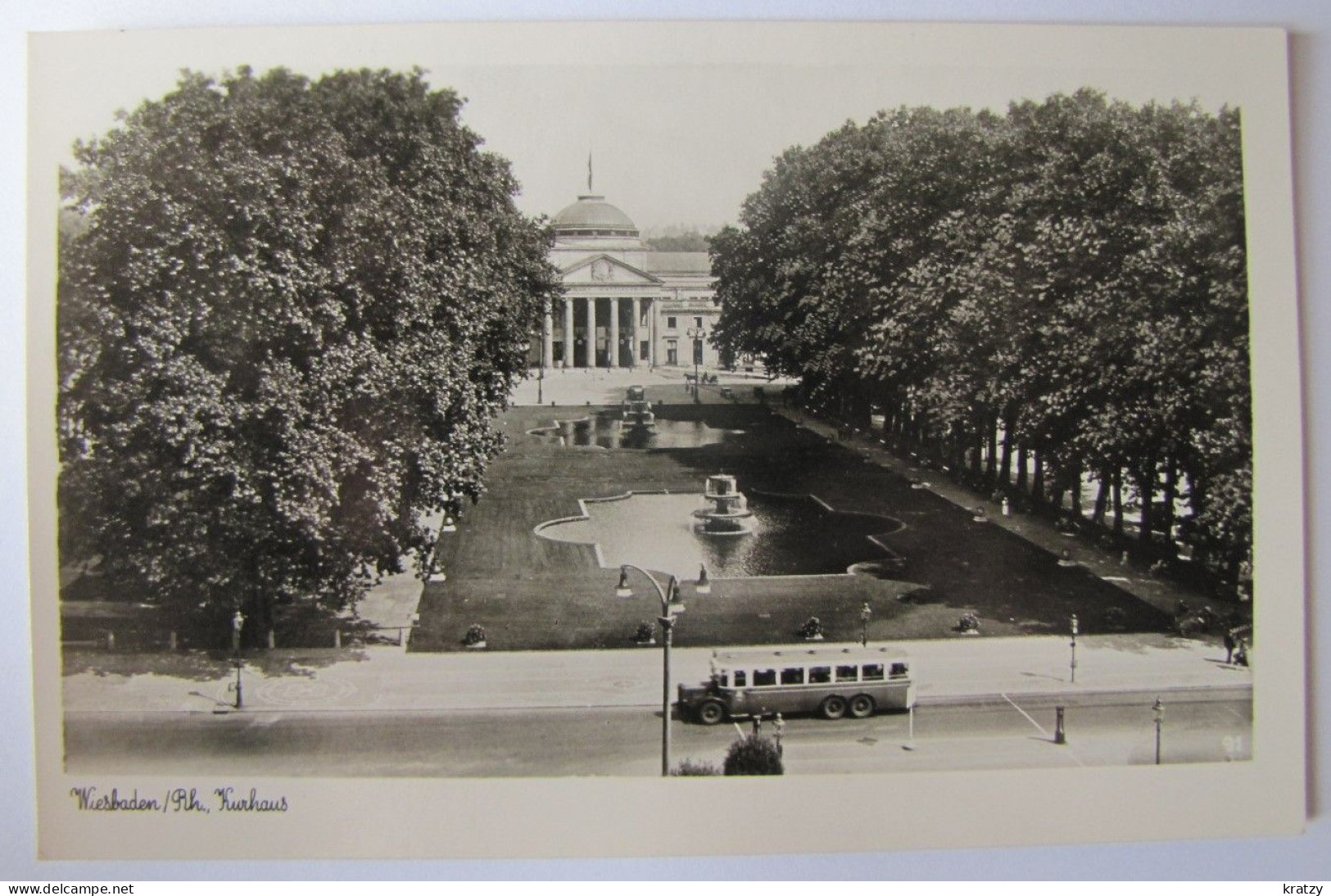 ALLEMAGNE - HESSE - WIESBADEN - Kurhaus - 1945 - Wiesbaden