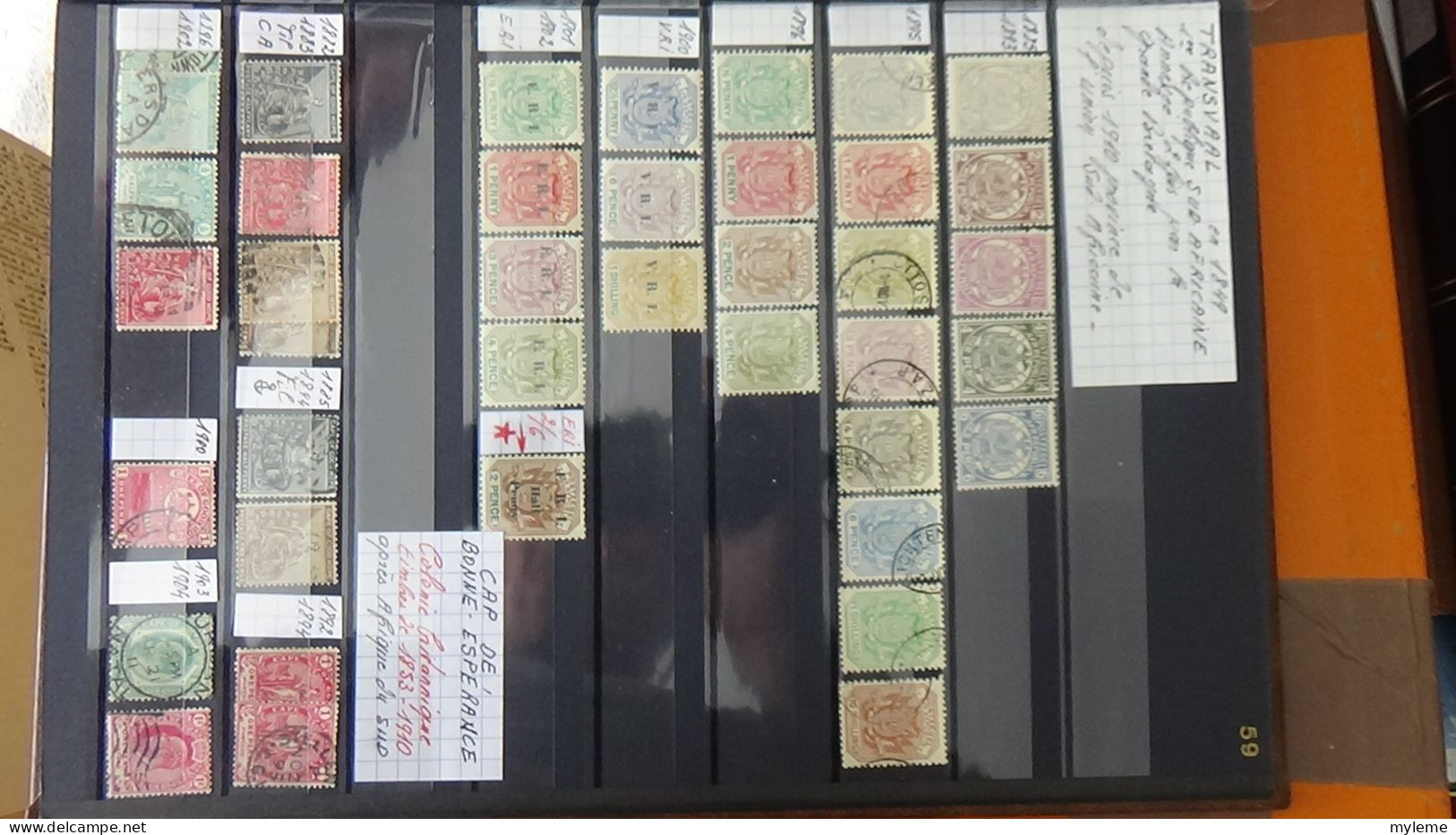 BF29 Ensemble de timbres de divers pays + Merson N° 119 + 121 + 123 **. Cote 540 euros