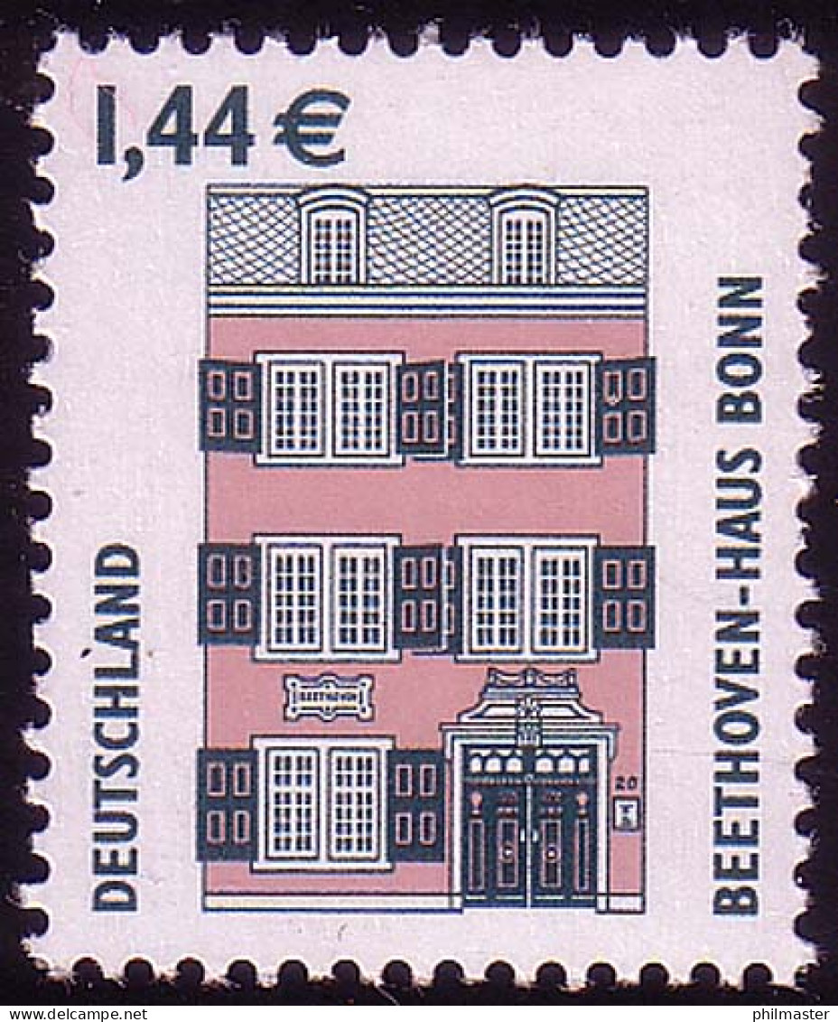 2306 SWK 1,44 Euro Beethovenhaus Bonn ** Postfrisch - Unused Stamps