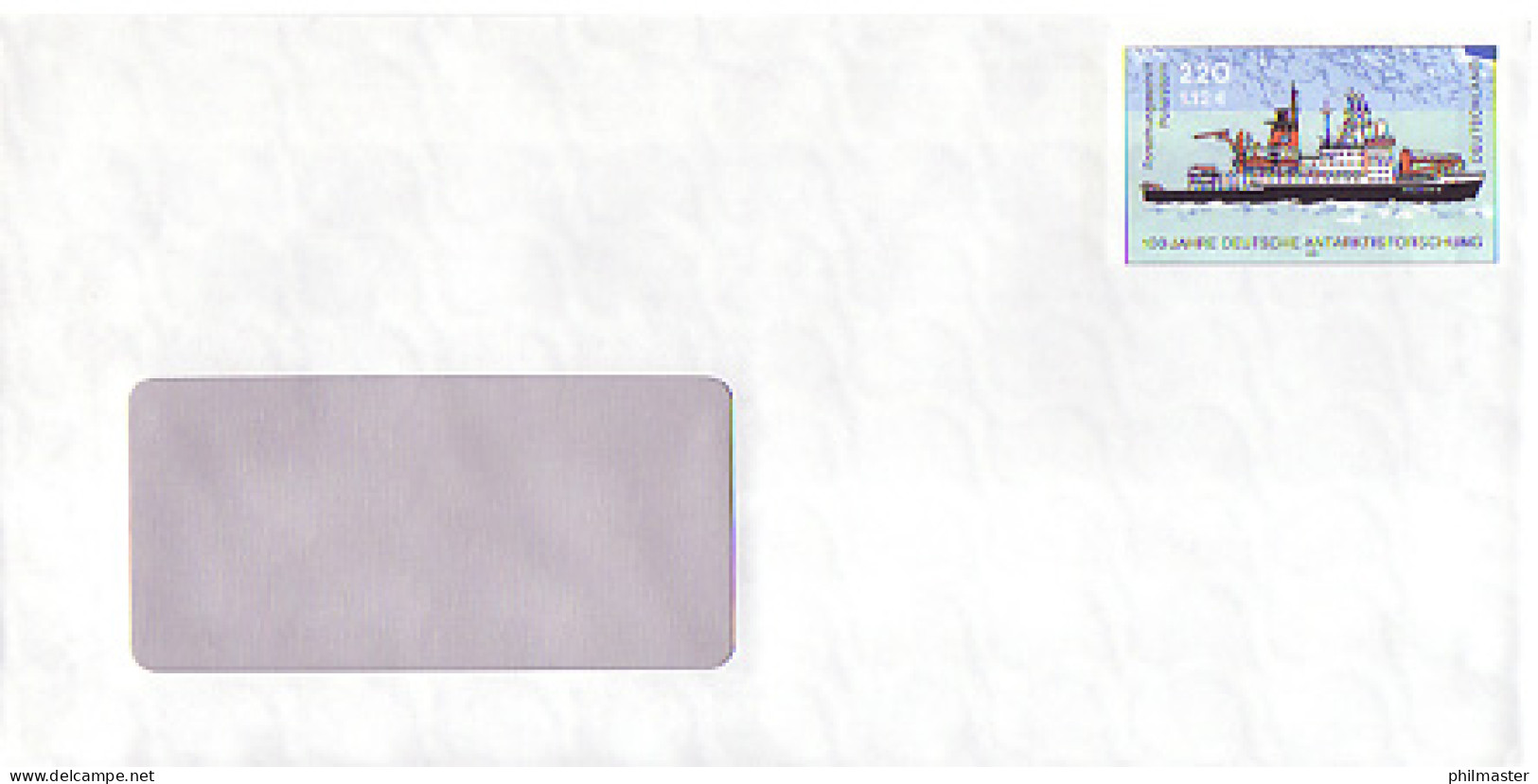 USo 32 B/01b Antarktis, Nummer 100003 Im Seitenfalz, ** - Enveloppes - Neuves