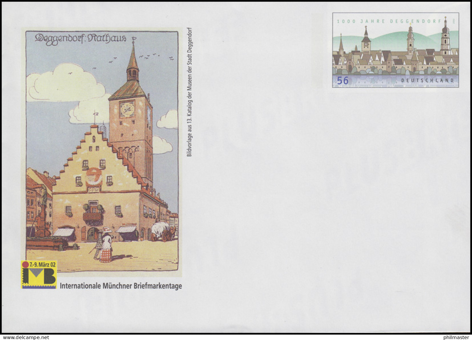 USo 35 MÜNCHEN 2002 Und Deggendorf, Postfrisch - Briefomslagen - Ongebruikt