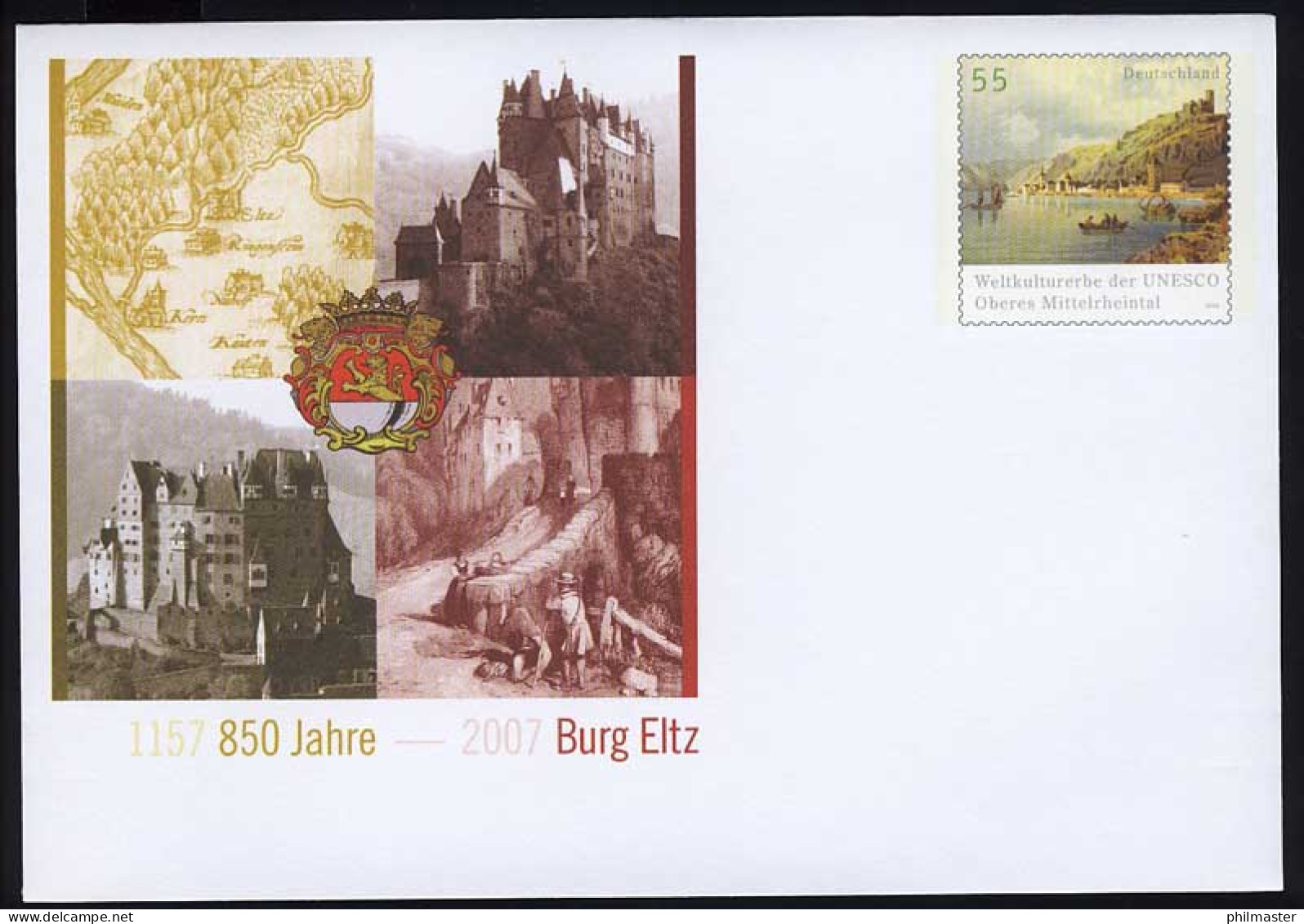USo 131 Burg Eltz, ** - Enveloppes - Neuves