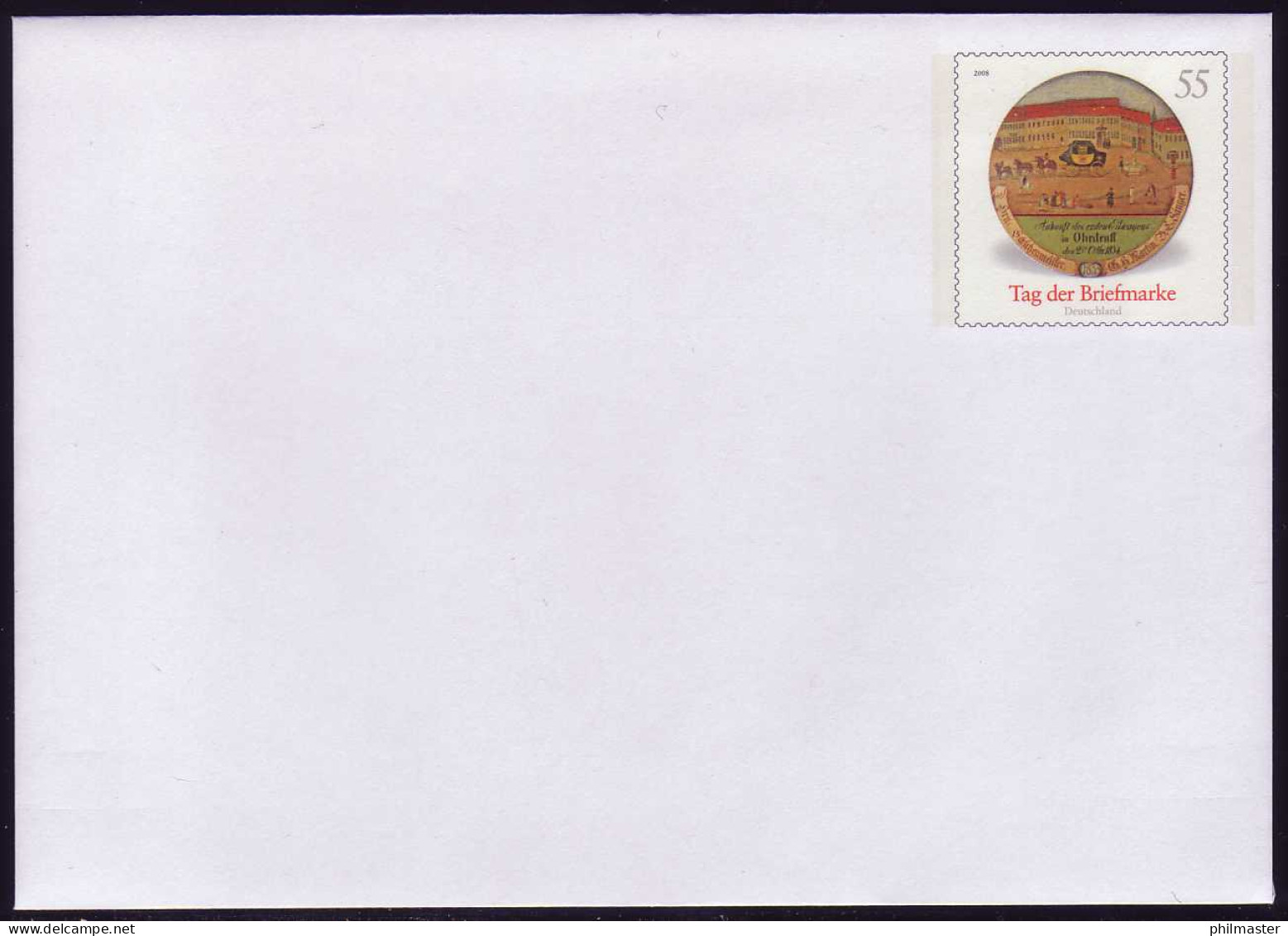 USo 163 Tag Der Briefmarke 2008, ** Postfrisch - Enveloppes - Neuves