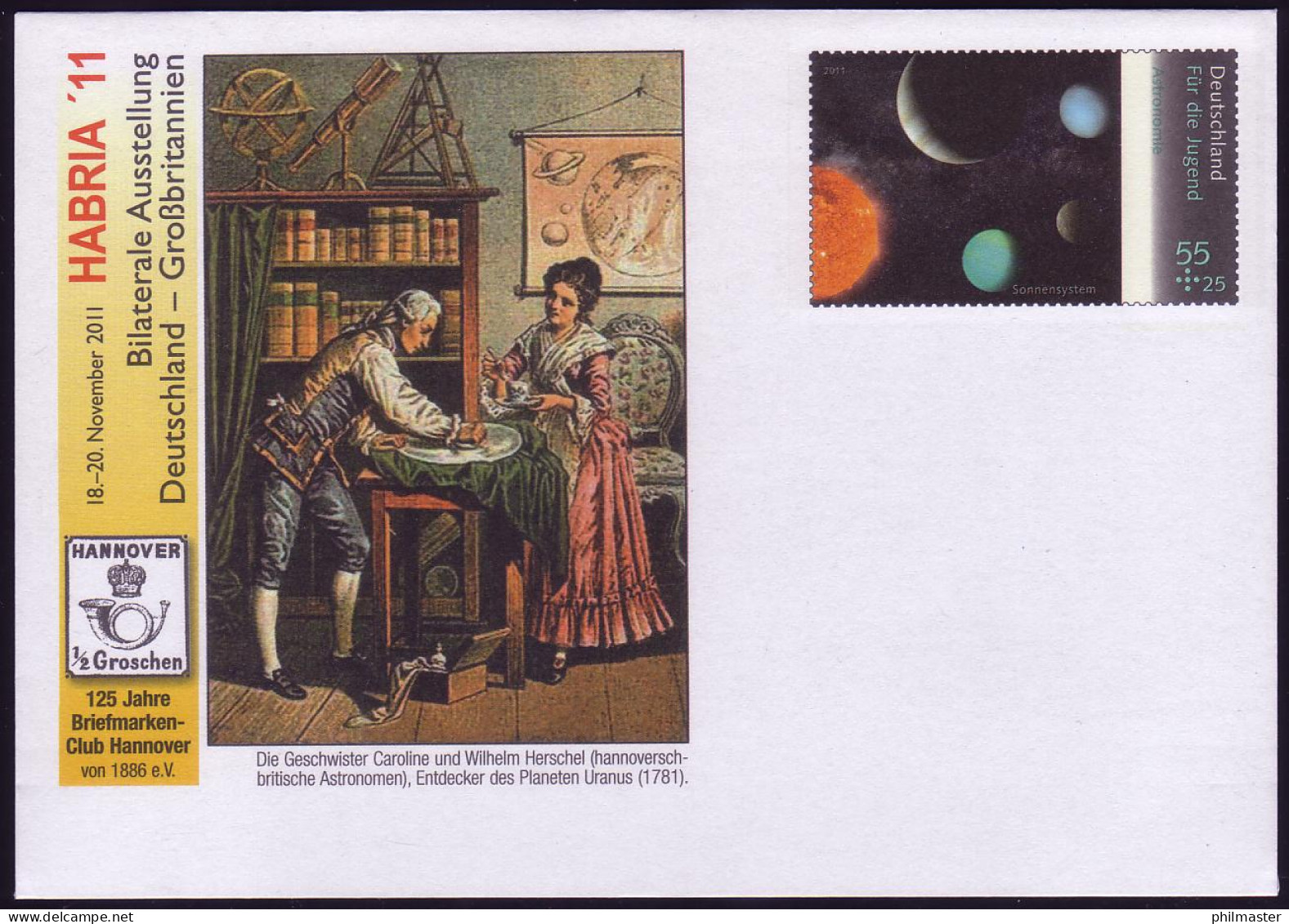 USo 251 Briefmarkenausstellung HABRIA Hannover 2011, ** - Covers - Mint