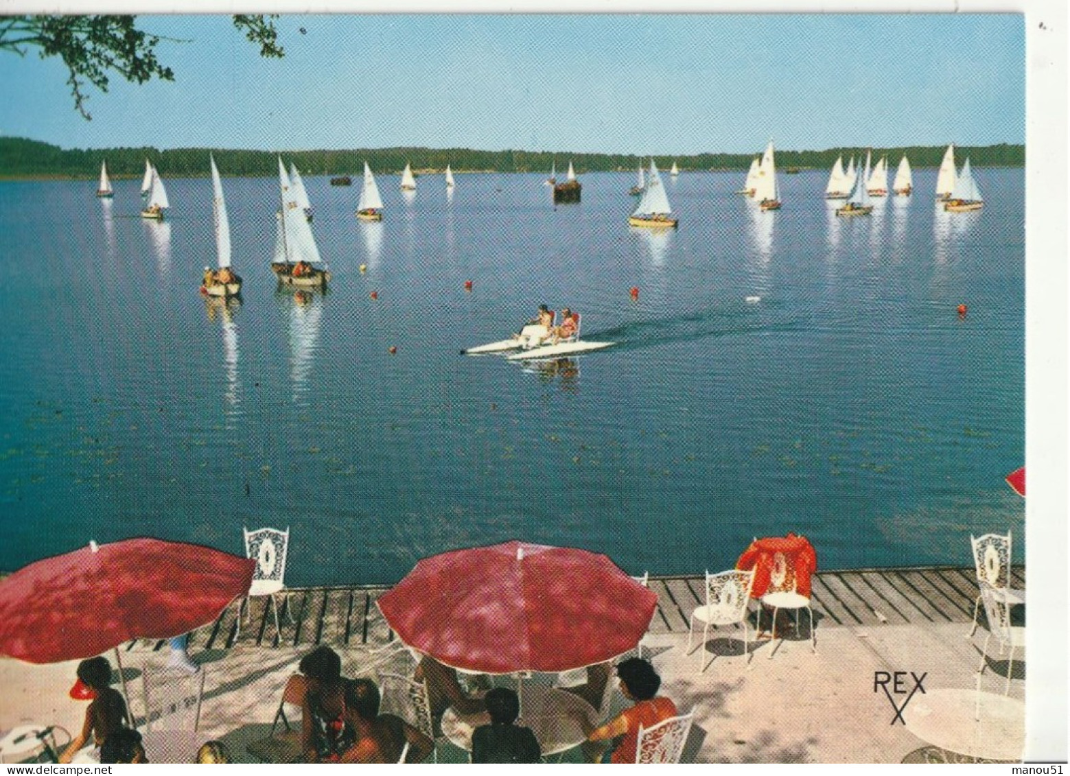 VOILE - Landes ; Régates Sur Le Lac - Sailing