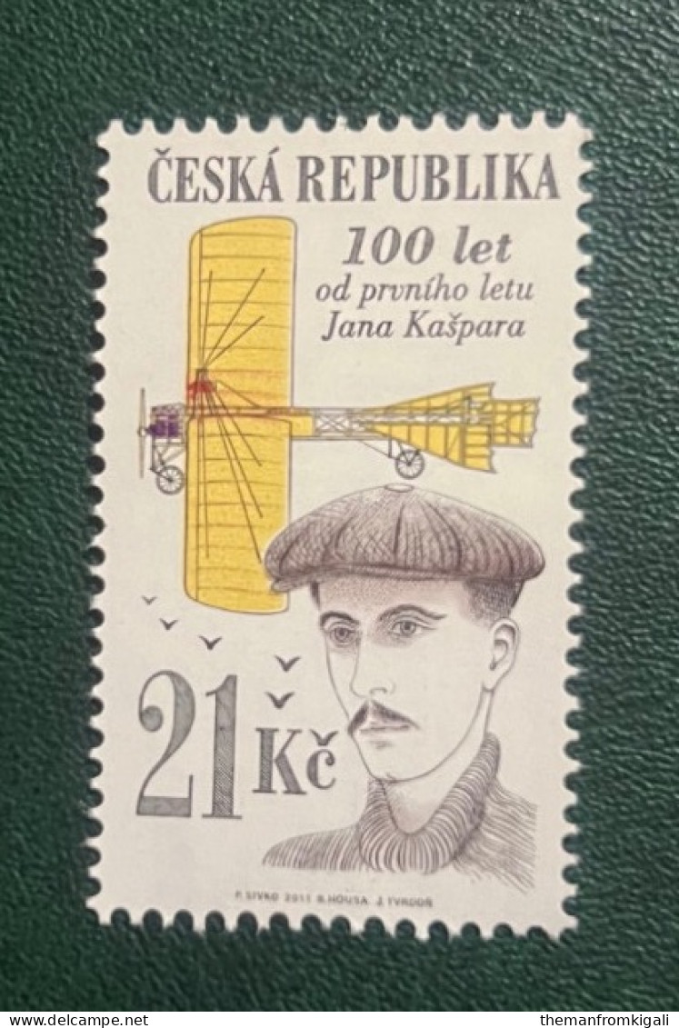 Czech Republic 2011 - The 100th Anniversary Of The First Public Flight By Jan Kaspars, 1883-1927. - Andere & Zonder Classificatie