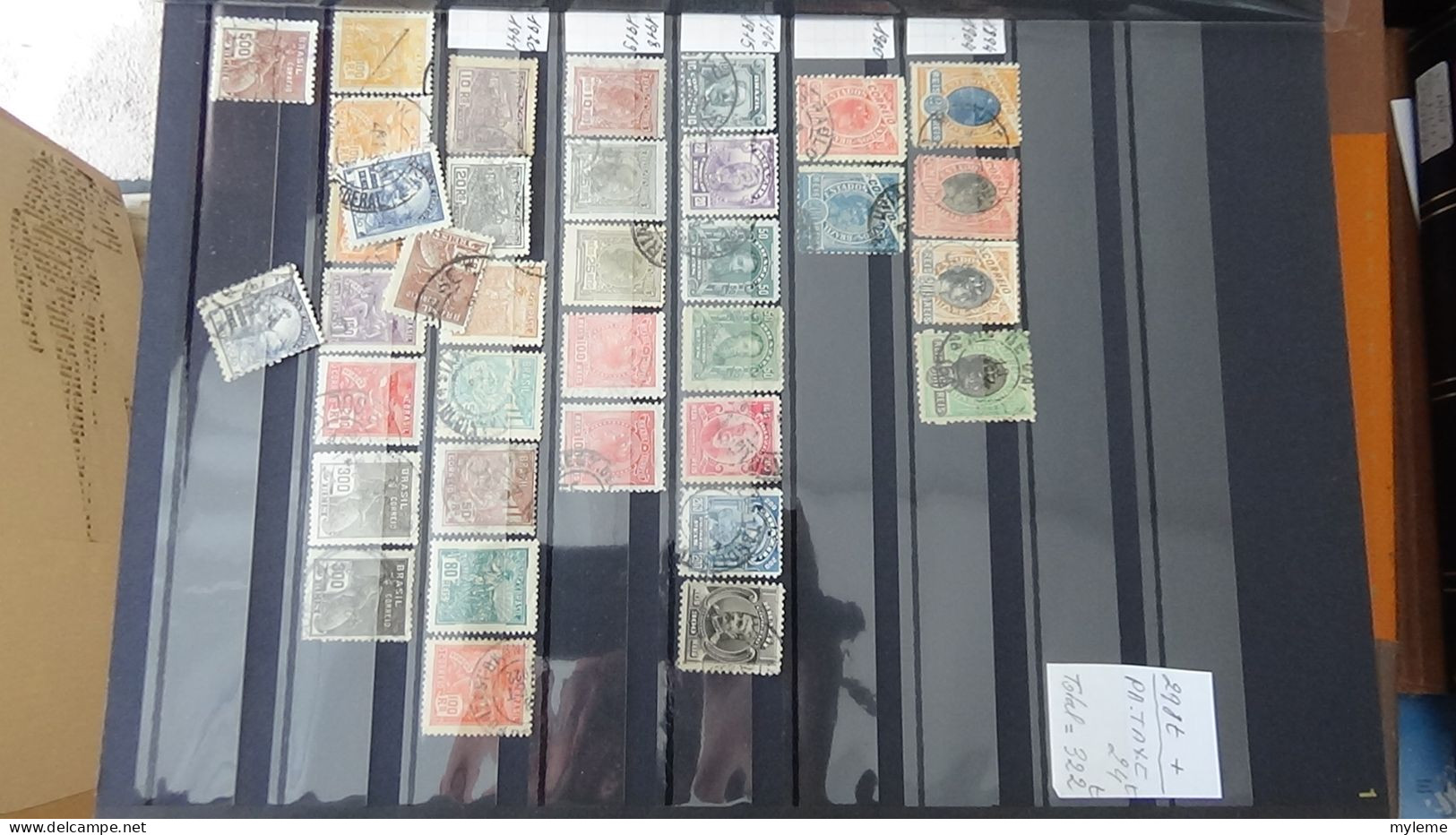 BF30 Ensemble De Timbres De Divers Pays + Merson N° 122 **.(2 Petites Pites De Rouille Au Dos) Cote 3200 Euros - Collections (with Albums)