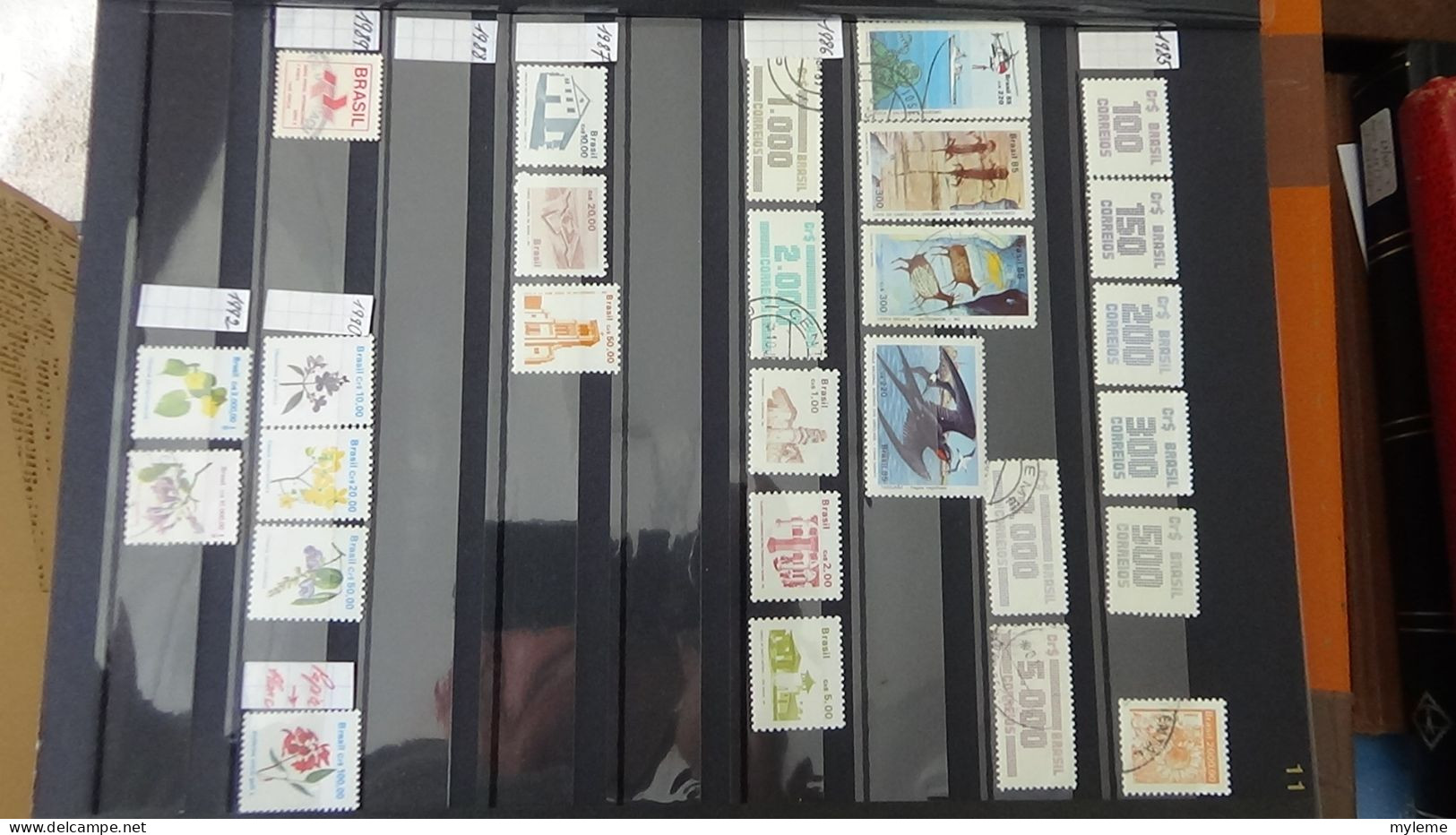 BF30 Ensemble de timbres de divers pays + Merson N° 122 **.(2 petites pites de rouille au dos) Cote 3200 euros