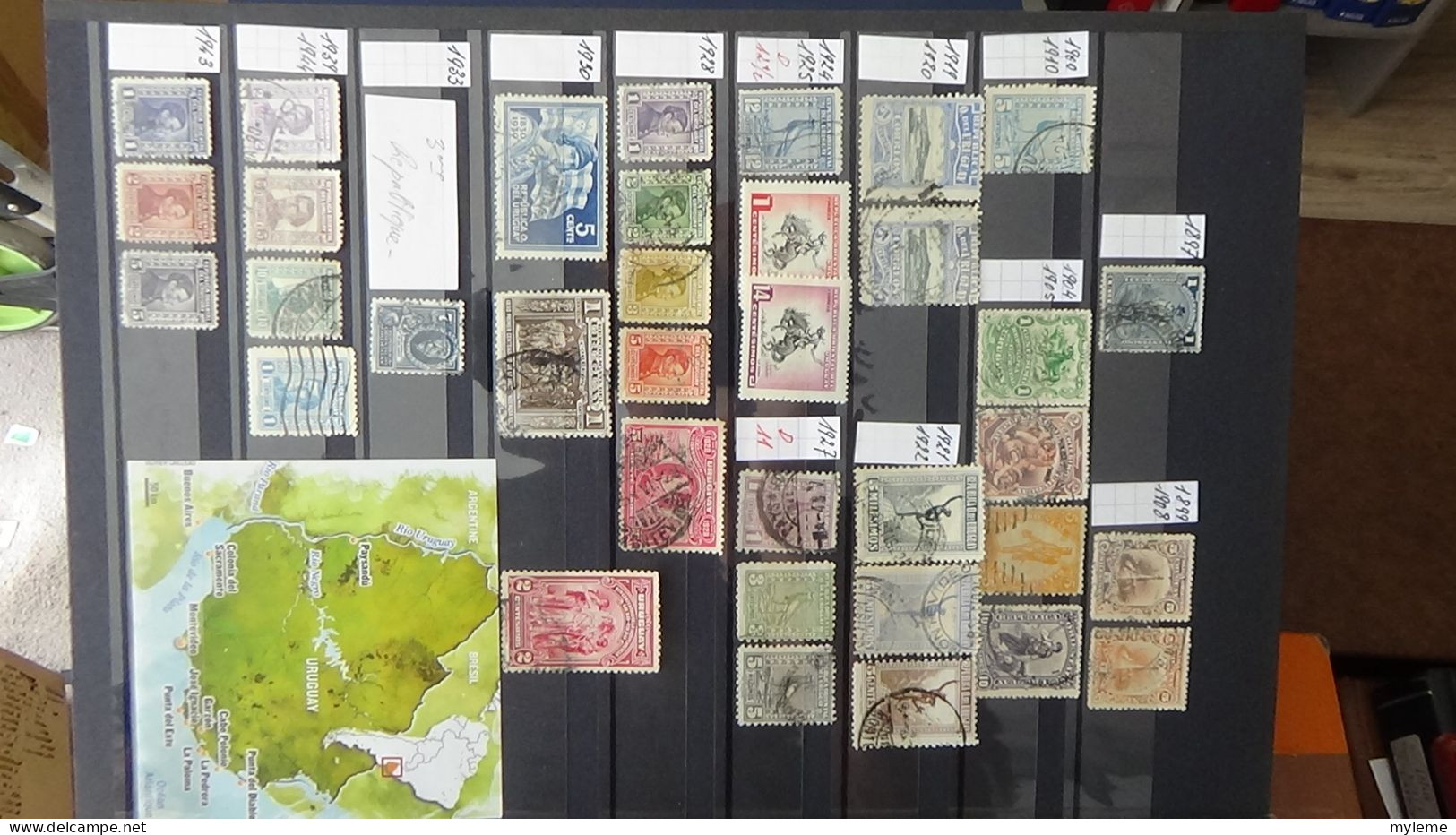 BF30 Ensemble de timbres de divers pays + Merson N° 122 **.(2 petites pites de rouille au dos) Cote 3200 euros