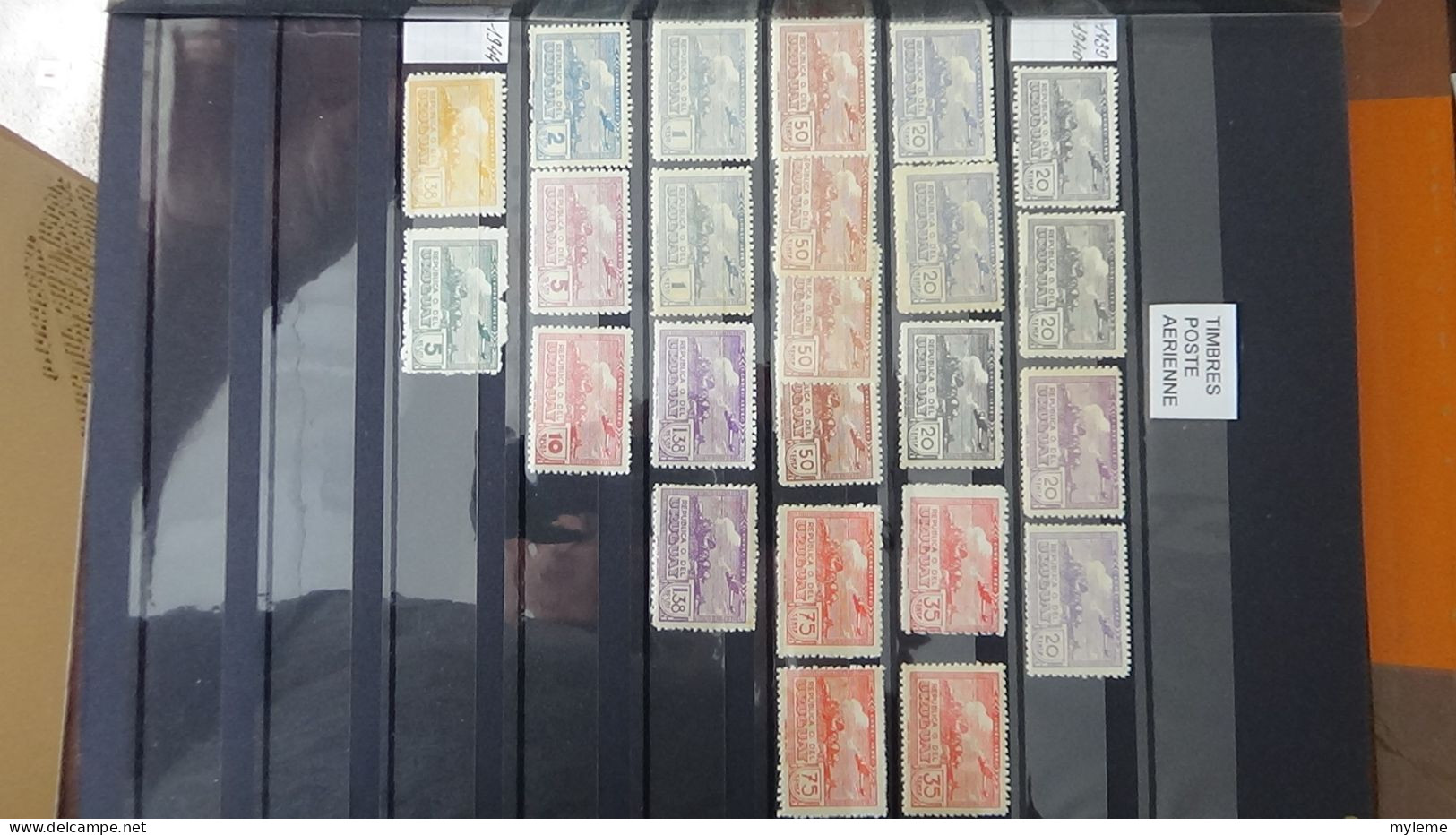 BF30 Ensemble de timbres de divers pays + Merson N° 122 **.(2 petites pites de rouille au dos) Cote 3200 euros