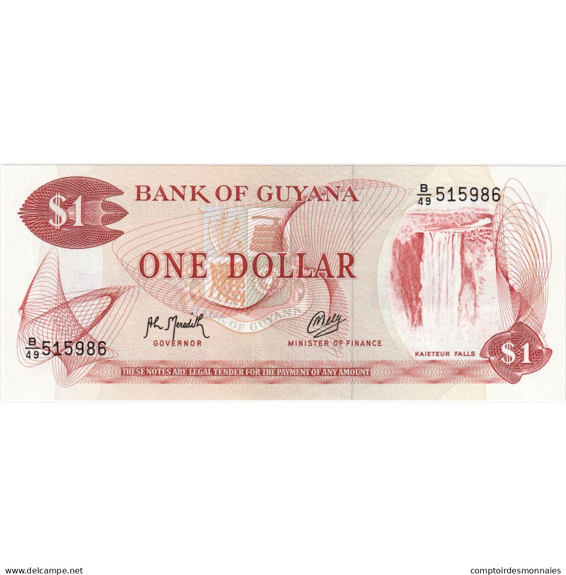 Guyana, 1 Dollar, KM:21g, NEUF - Guyana