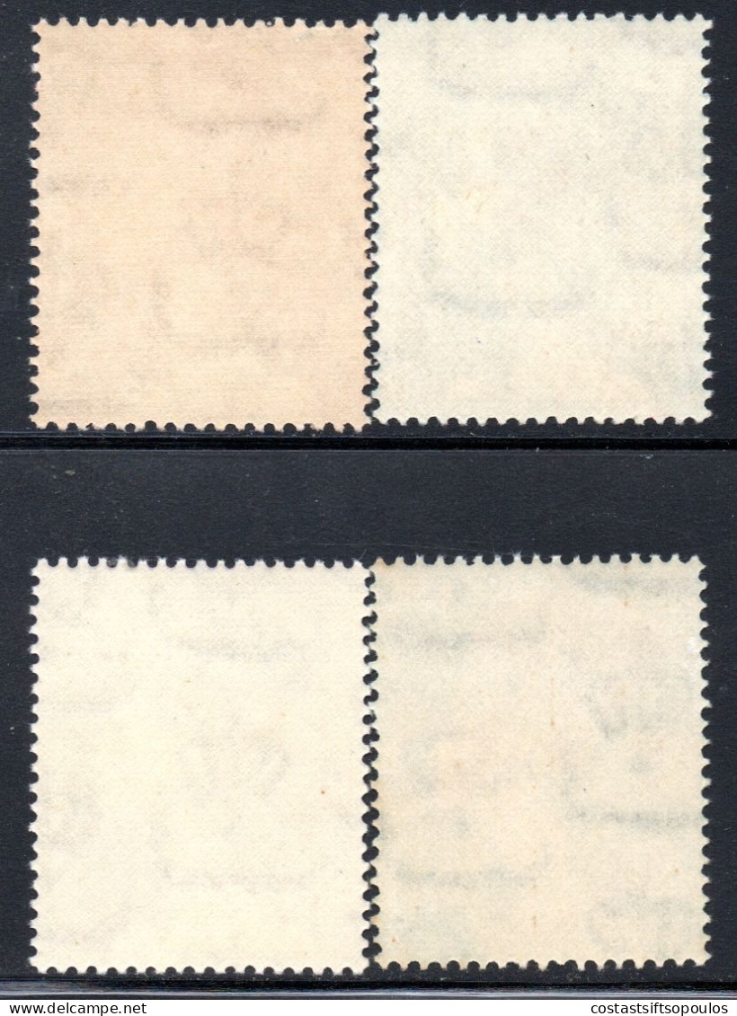 2903.EGYPT.1953 NEFERTITI HIGH VALUES # 323-326 MNH - Unused Stamps