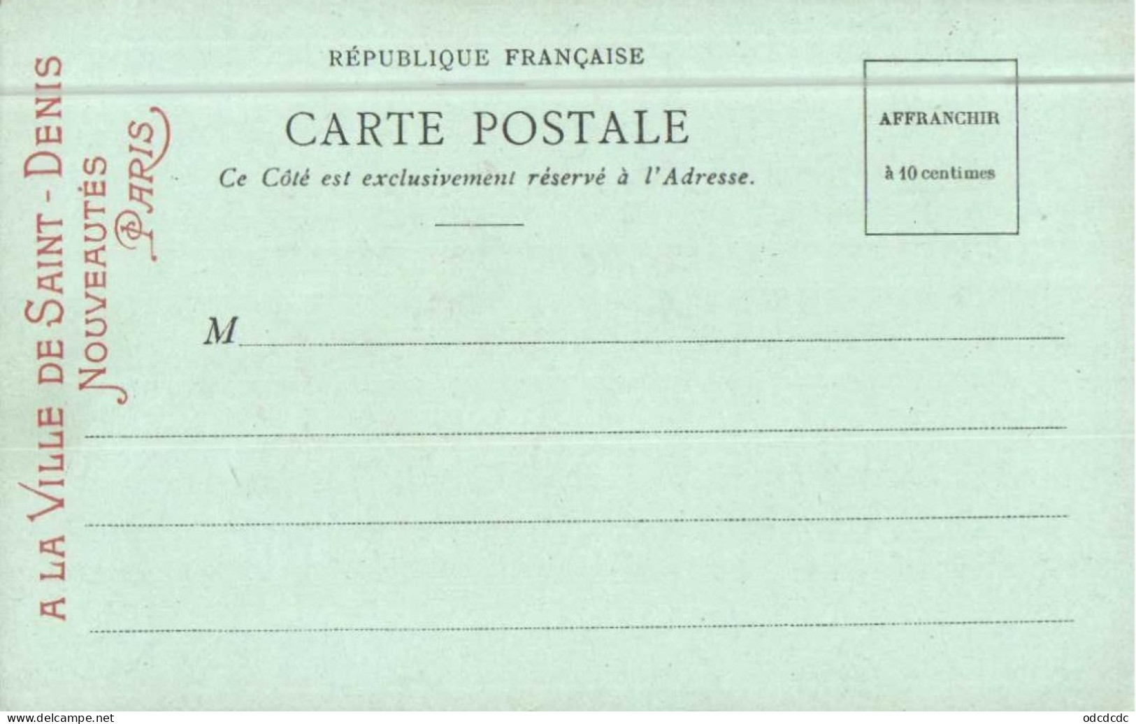 La Poste Au BRESIL  Pionnière RV A La Ville De Saint Denis Nouveautés Paris - Postal Services