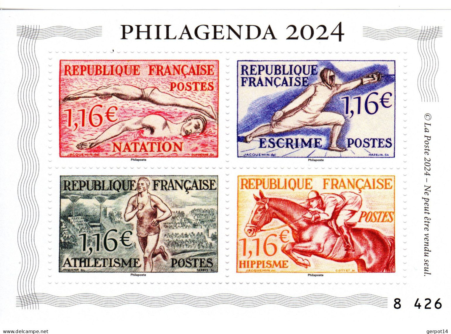 Agenda Bloc Sport Du Philagenda 2024 - Autres & Non Classés