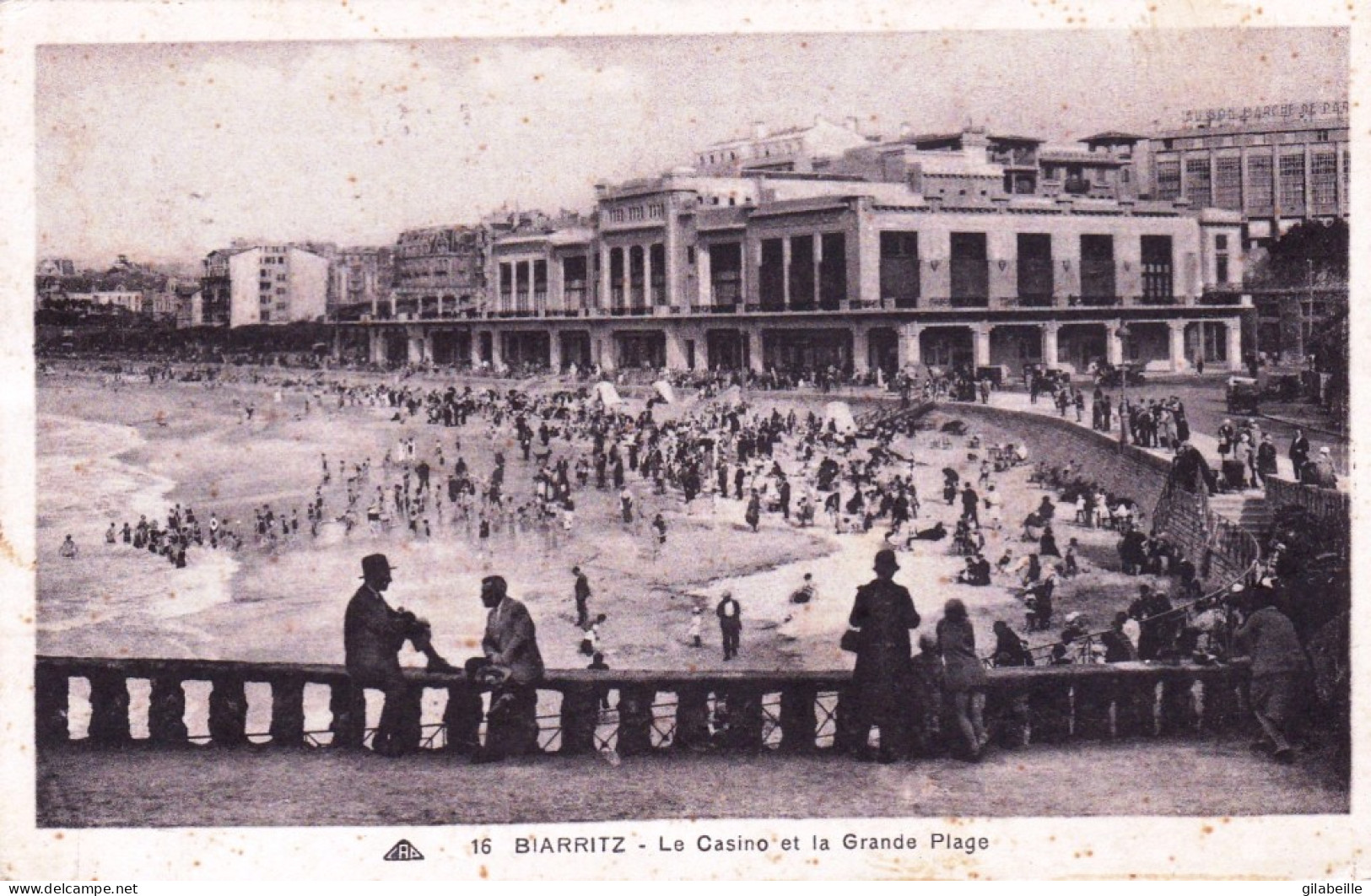 64 - Pyrenées Atlantiques -  BIARRITZ - La Casino Et La Grande Plage - Biarritz