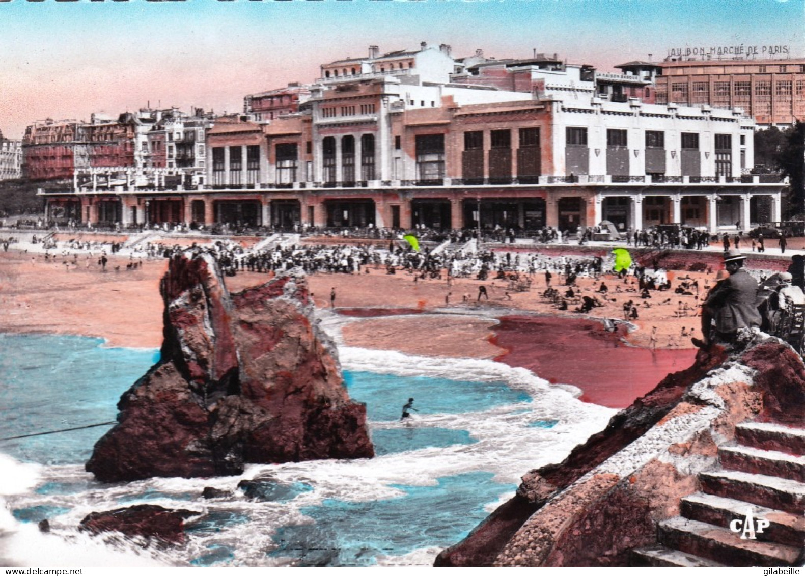 64 - Pyrenées Atlantiques -  BIARRITZ - La Casino Et La Grande Plage - Biarritz