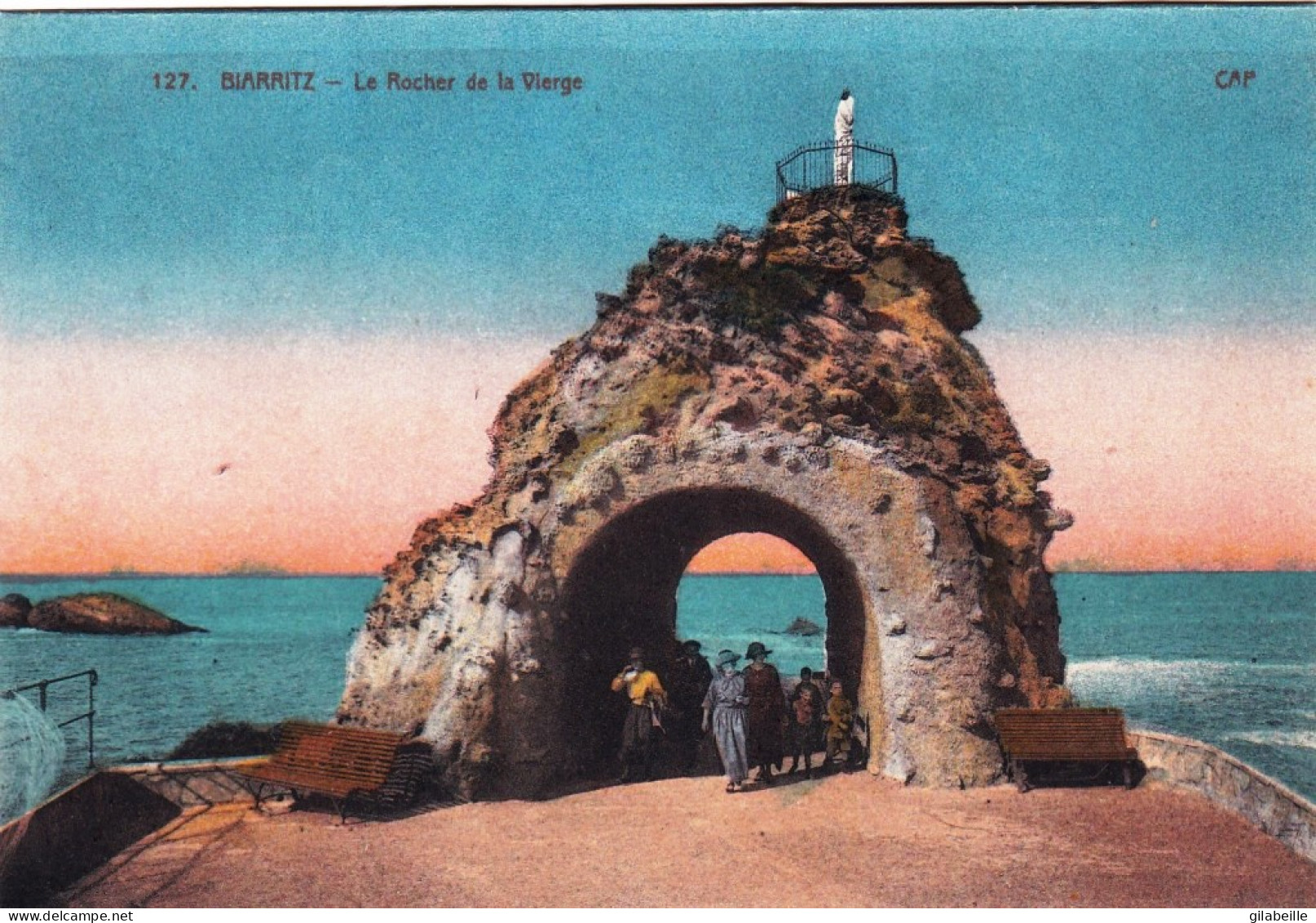 64 - Pyrenées Atlantiques -  BIARRITZ - Le Rocher De La Vierge - Biarritz