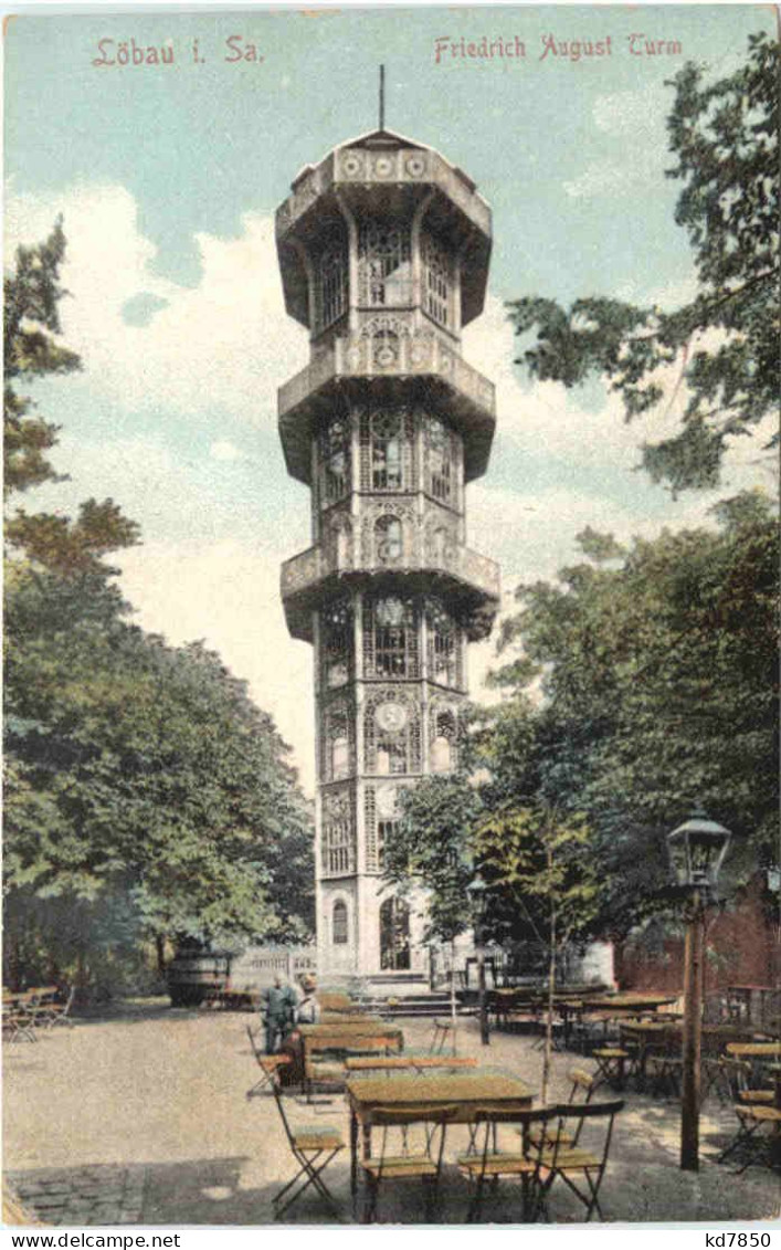 Löbau In Sachsen - Friedrich August Turm - Loebau