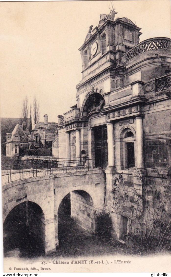 28 - Eure Et Loir -  ANET - Chateau De Diane De Poitiers - L Entrée - Anet