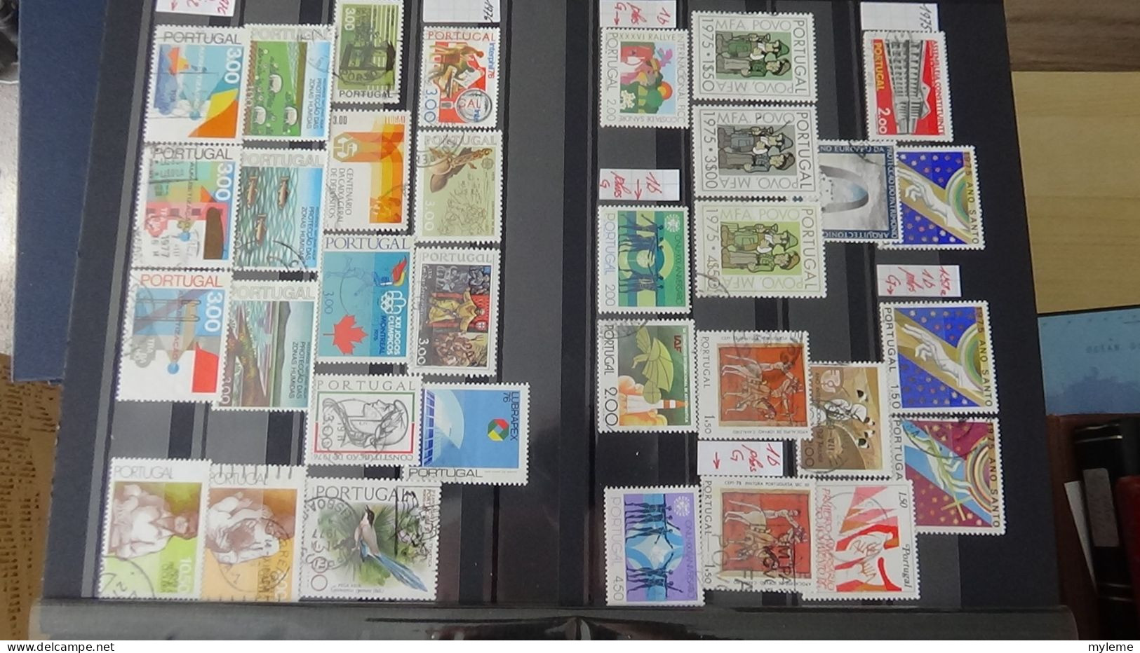 BF31 Ensemble de timbres de divers pays + Merson N° 145 + 146 + 156 ** Cote 470 euros